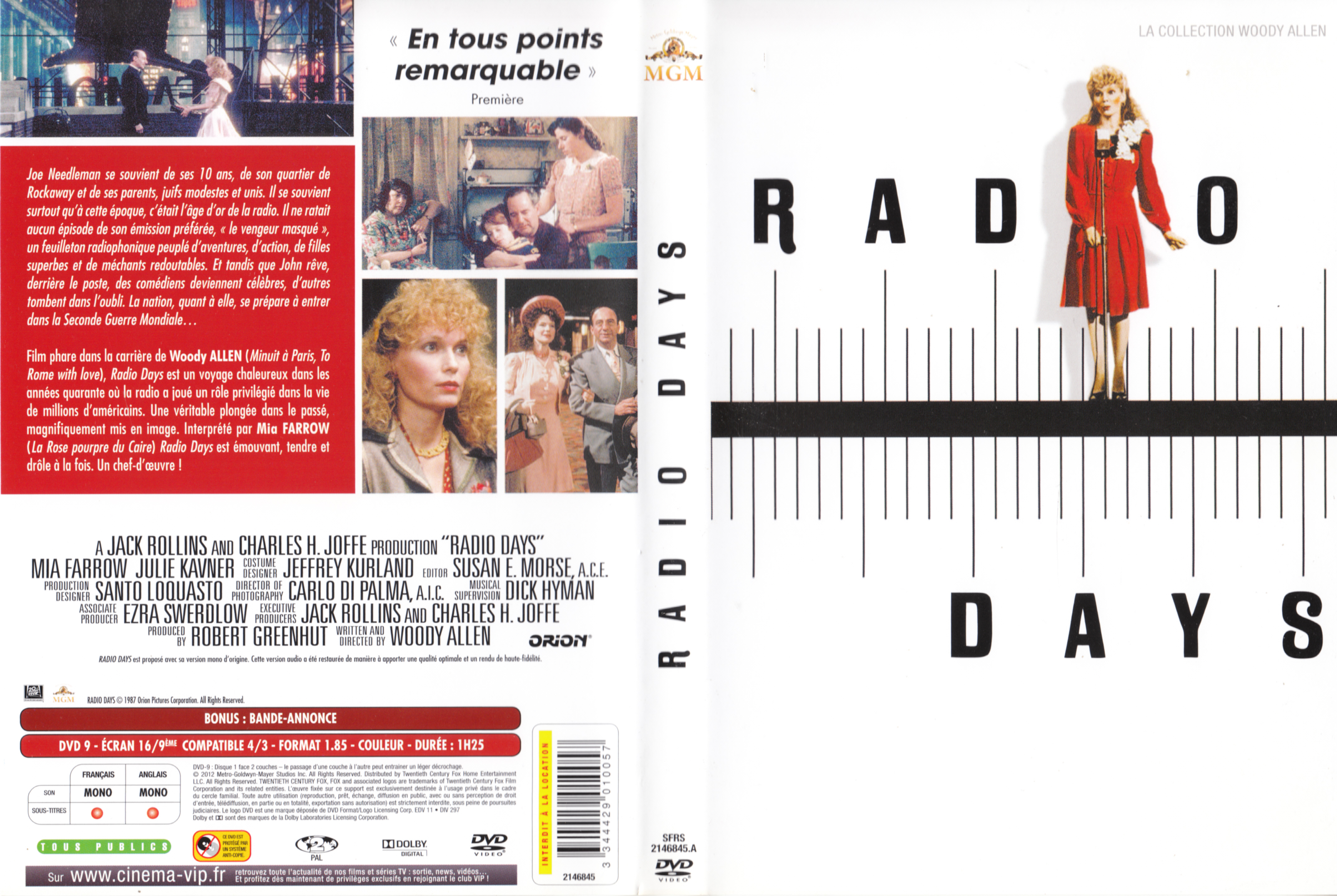 Jaquette DVD Radio Days v2