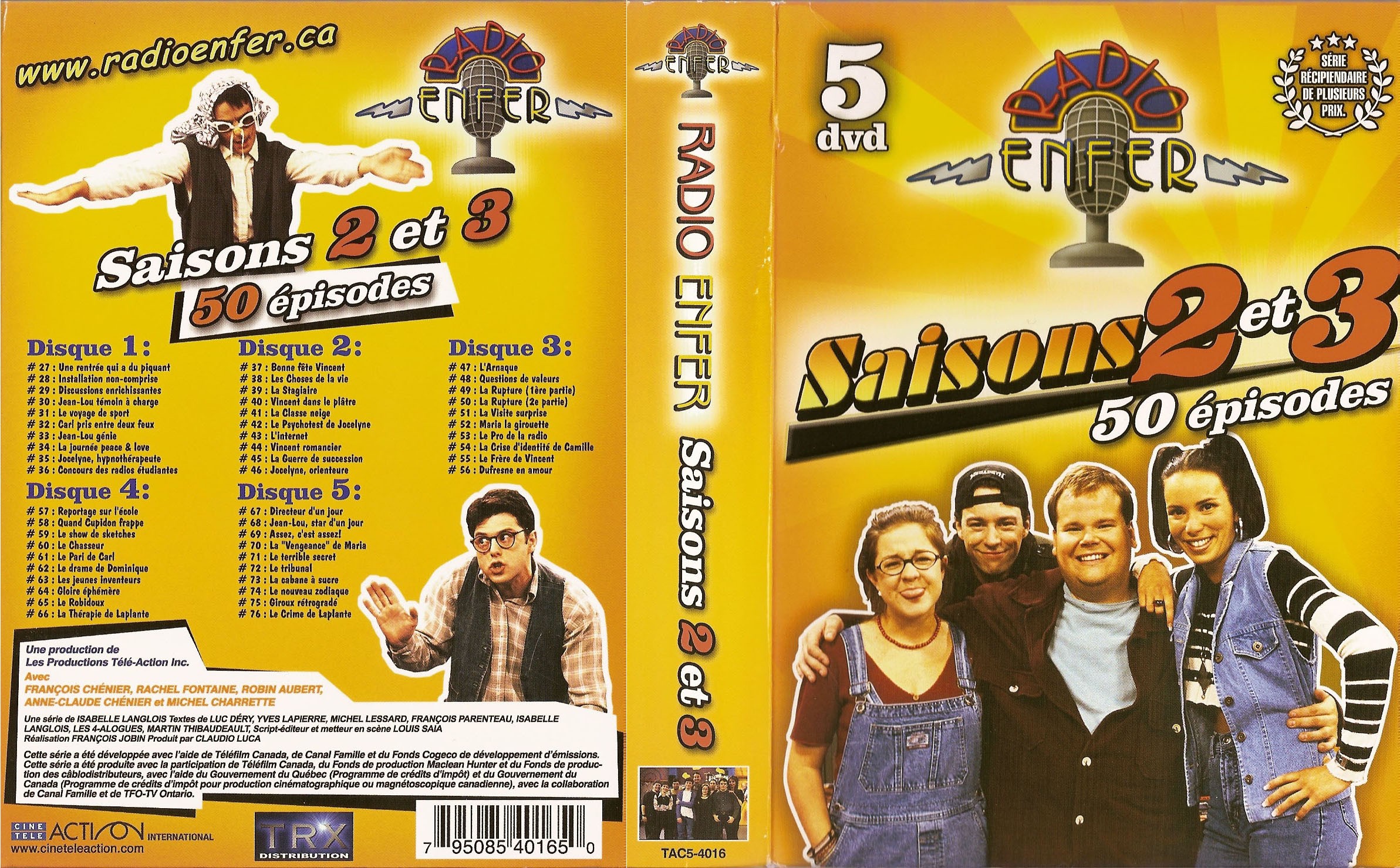 Jaquette DVD Radio Enfer - saison 2-3 (Canadienne)