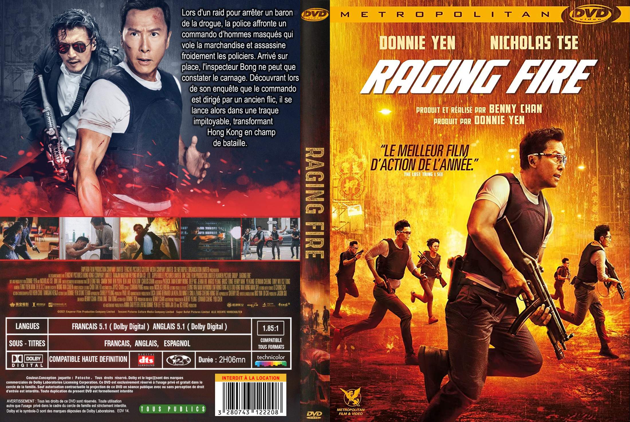 Jaquette DVD Raging Fire