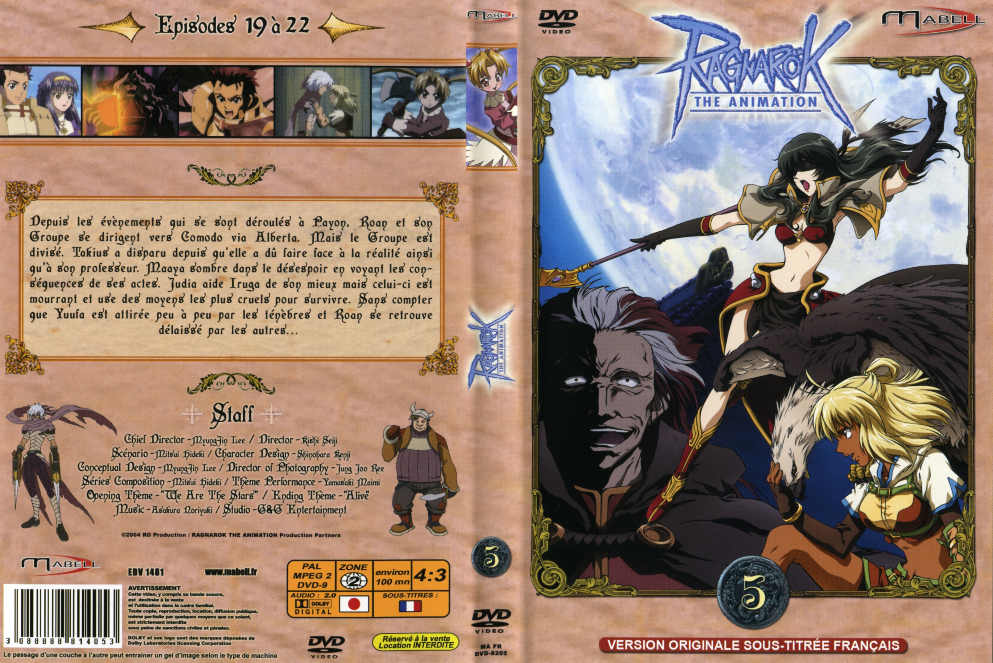 Jaquette DVD Ragnarok vol 5
