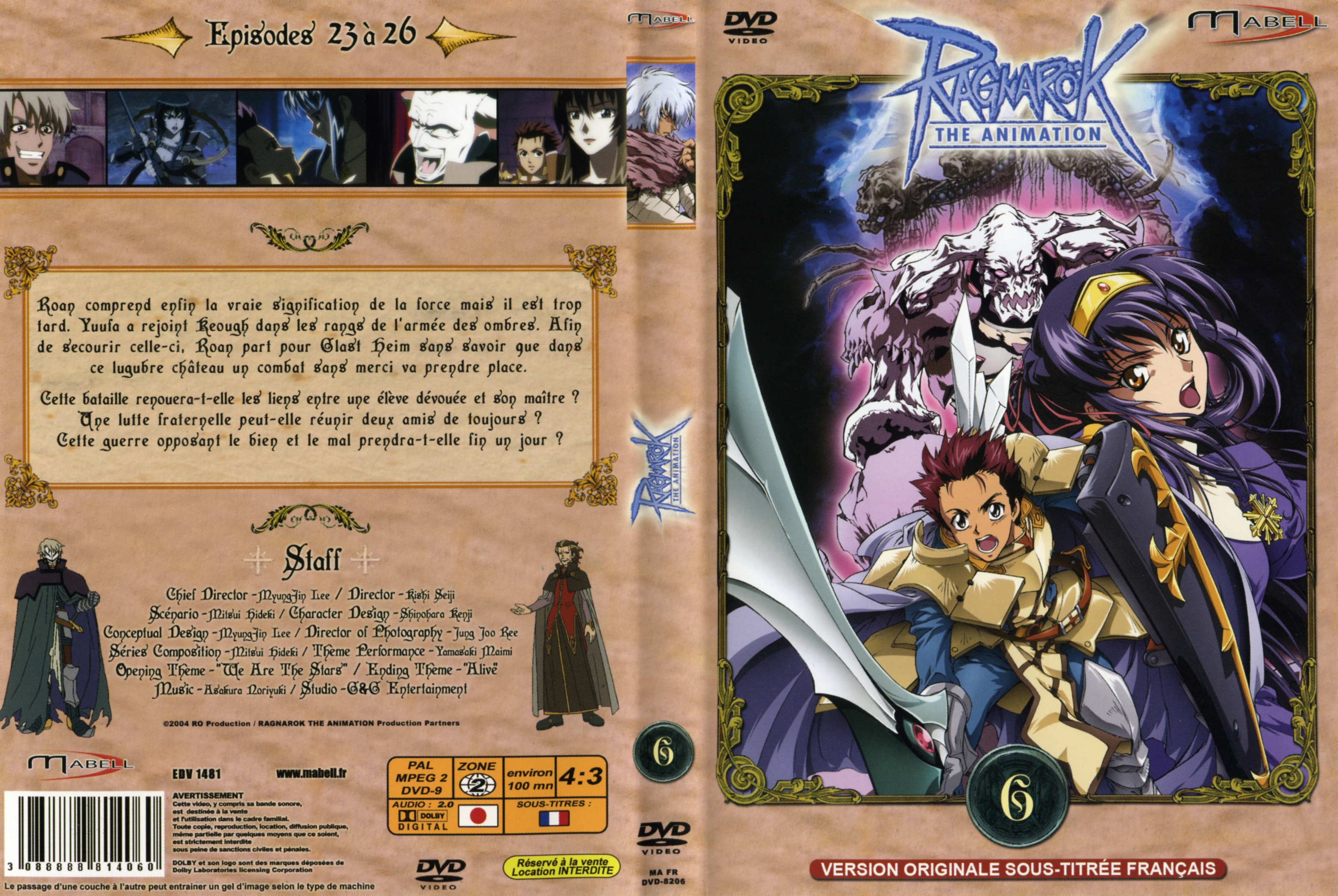 Jaquette DVD Ragnarok vol 6