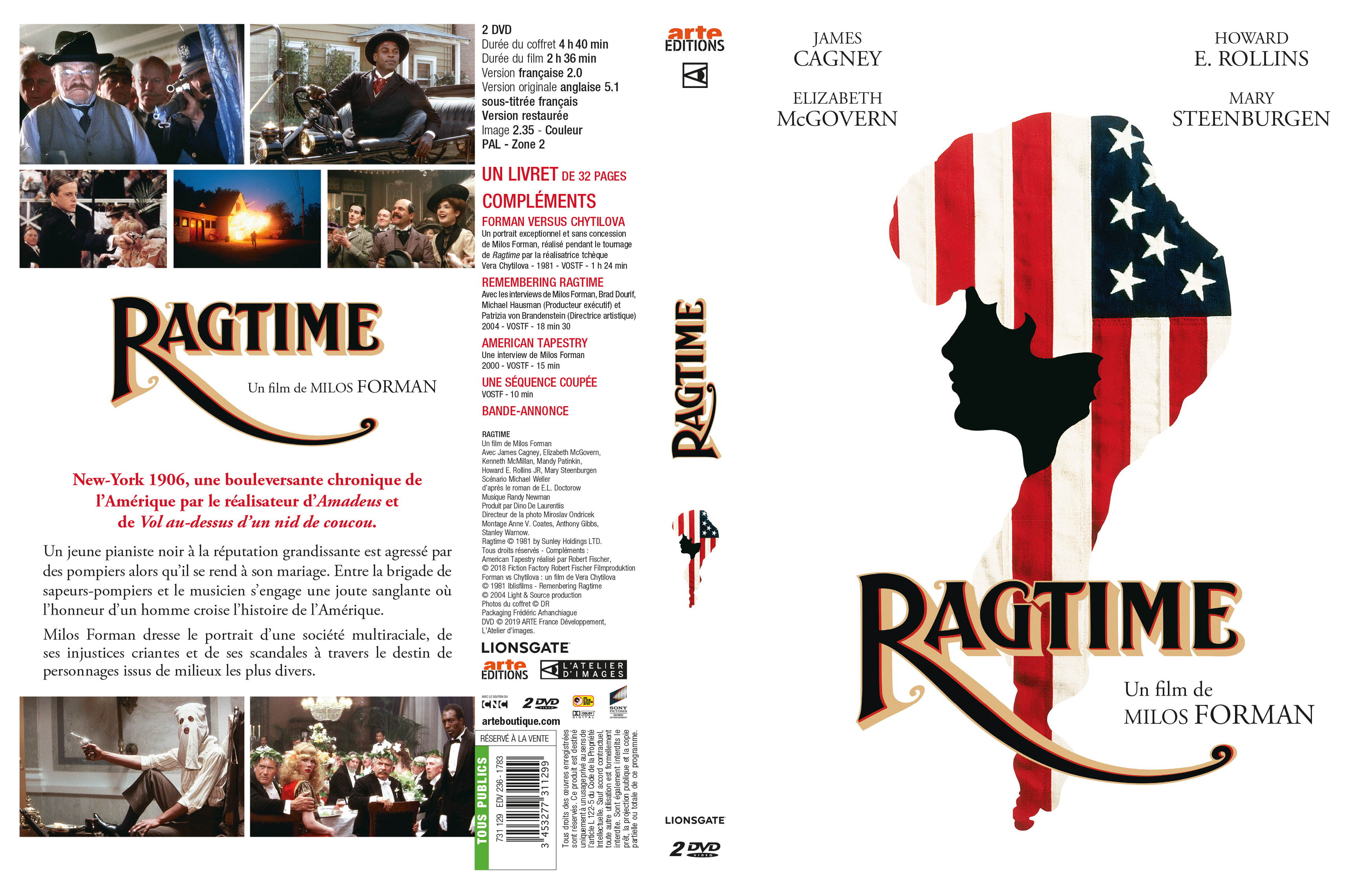 Jaquette DVD Ragtime v3