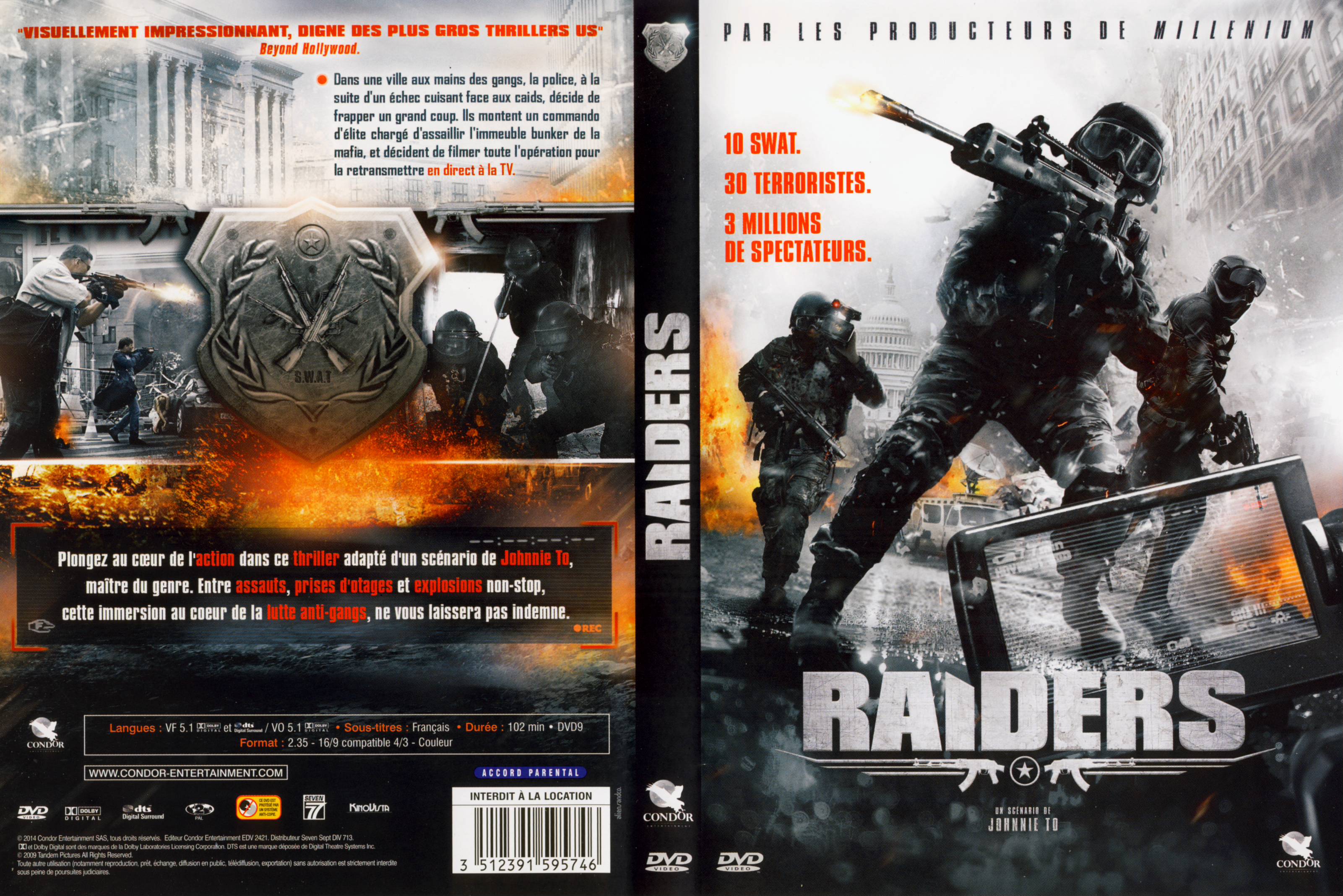 Jaquette DVD Raiders