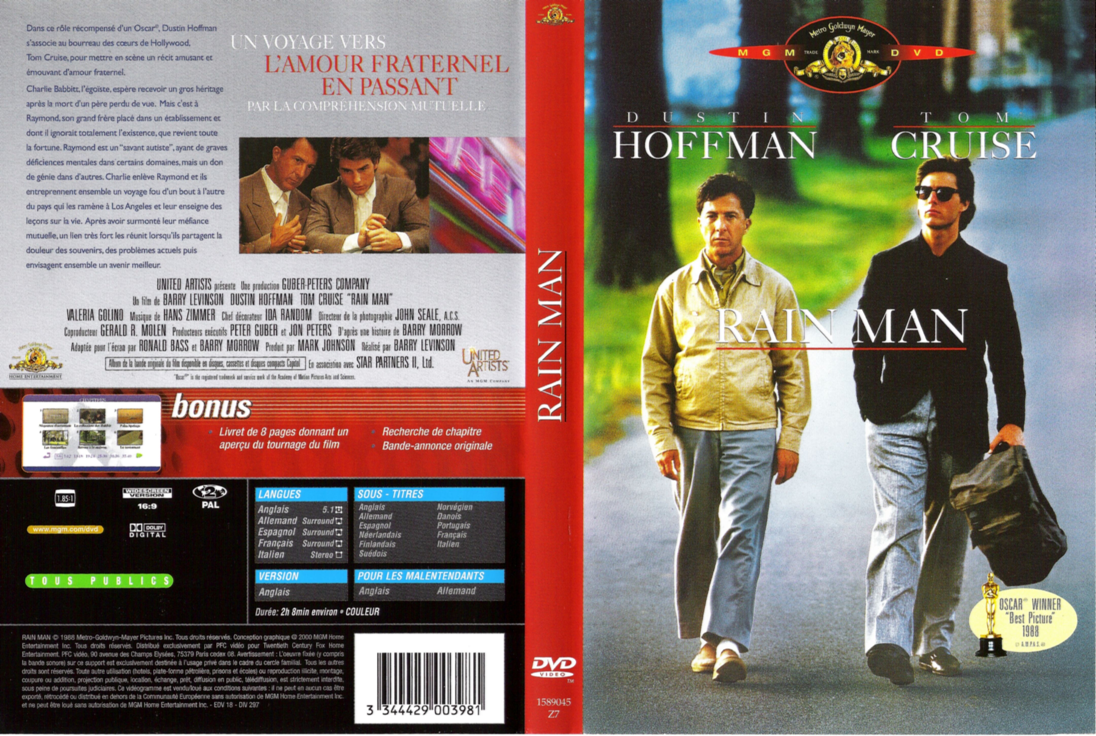 Jaquette DVD Rain man