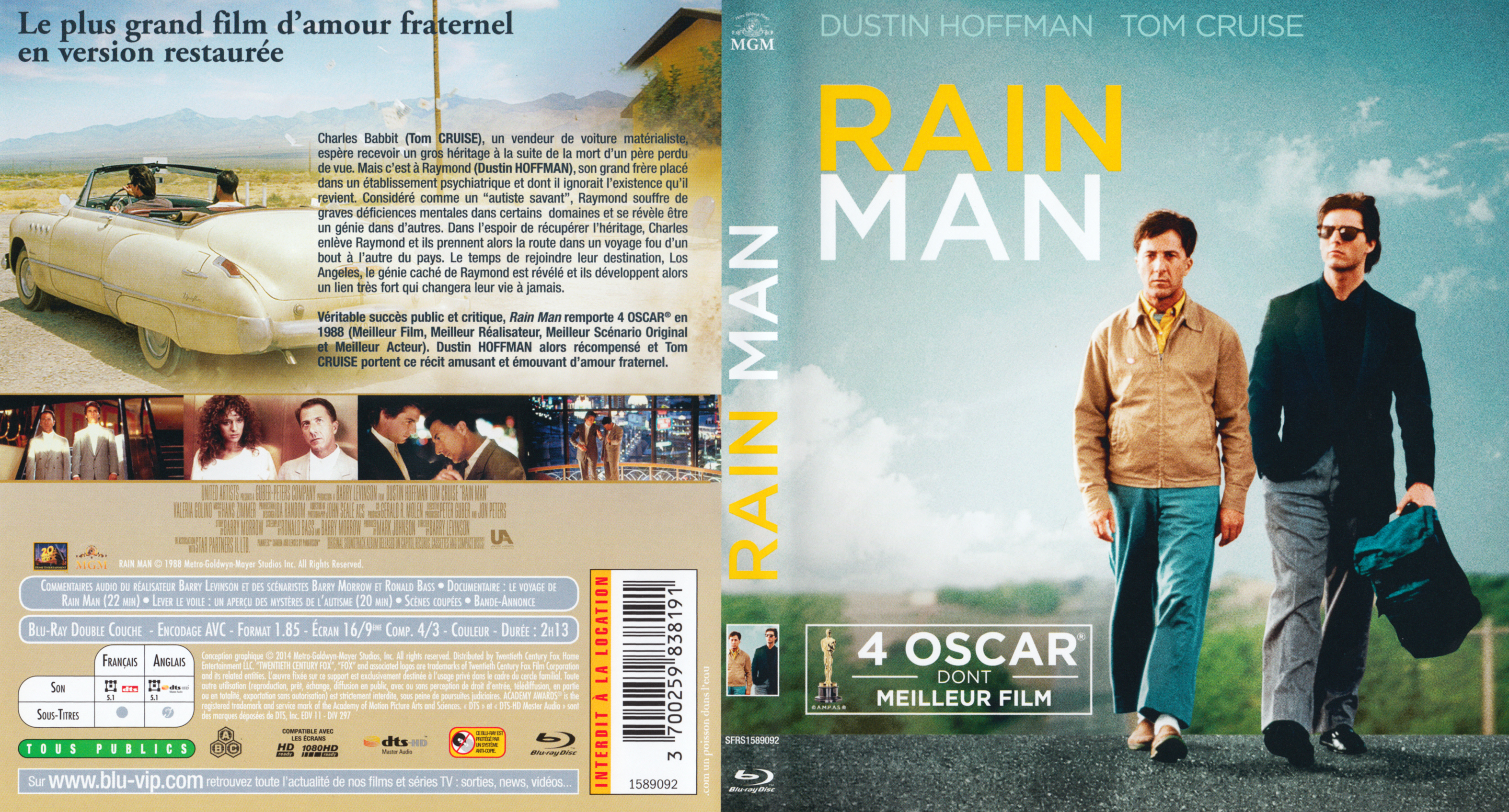 Jaquette DVD Rain man (BLU-RAY) v2