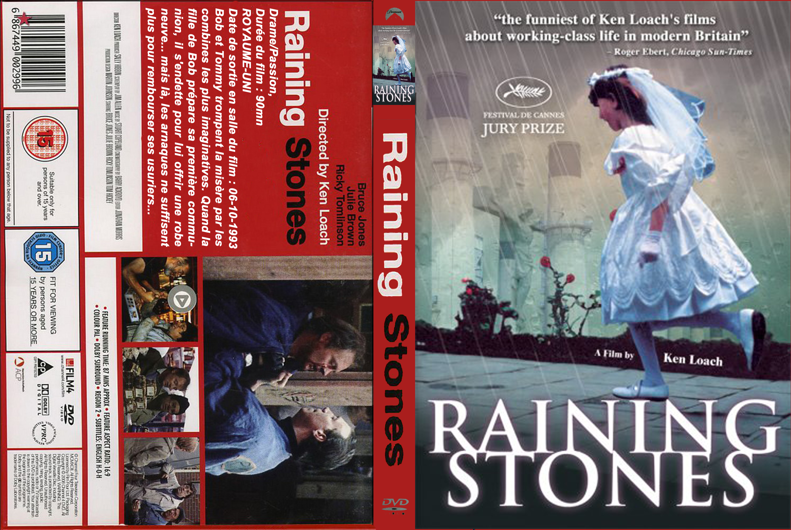 Jaquette DVD Raining stones custom