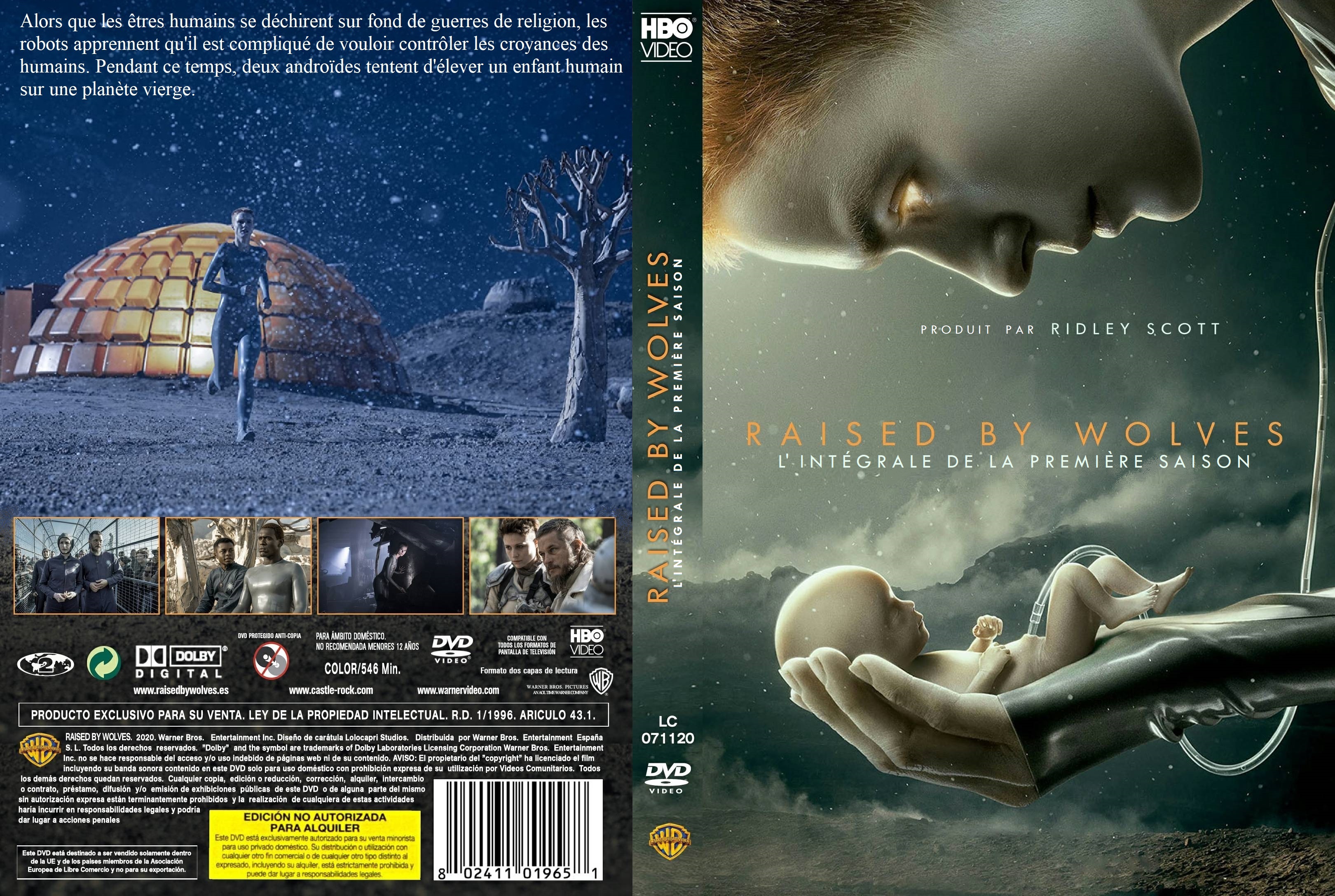 Jaquette DVD Raised By Wolves saison 1 Custom