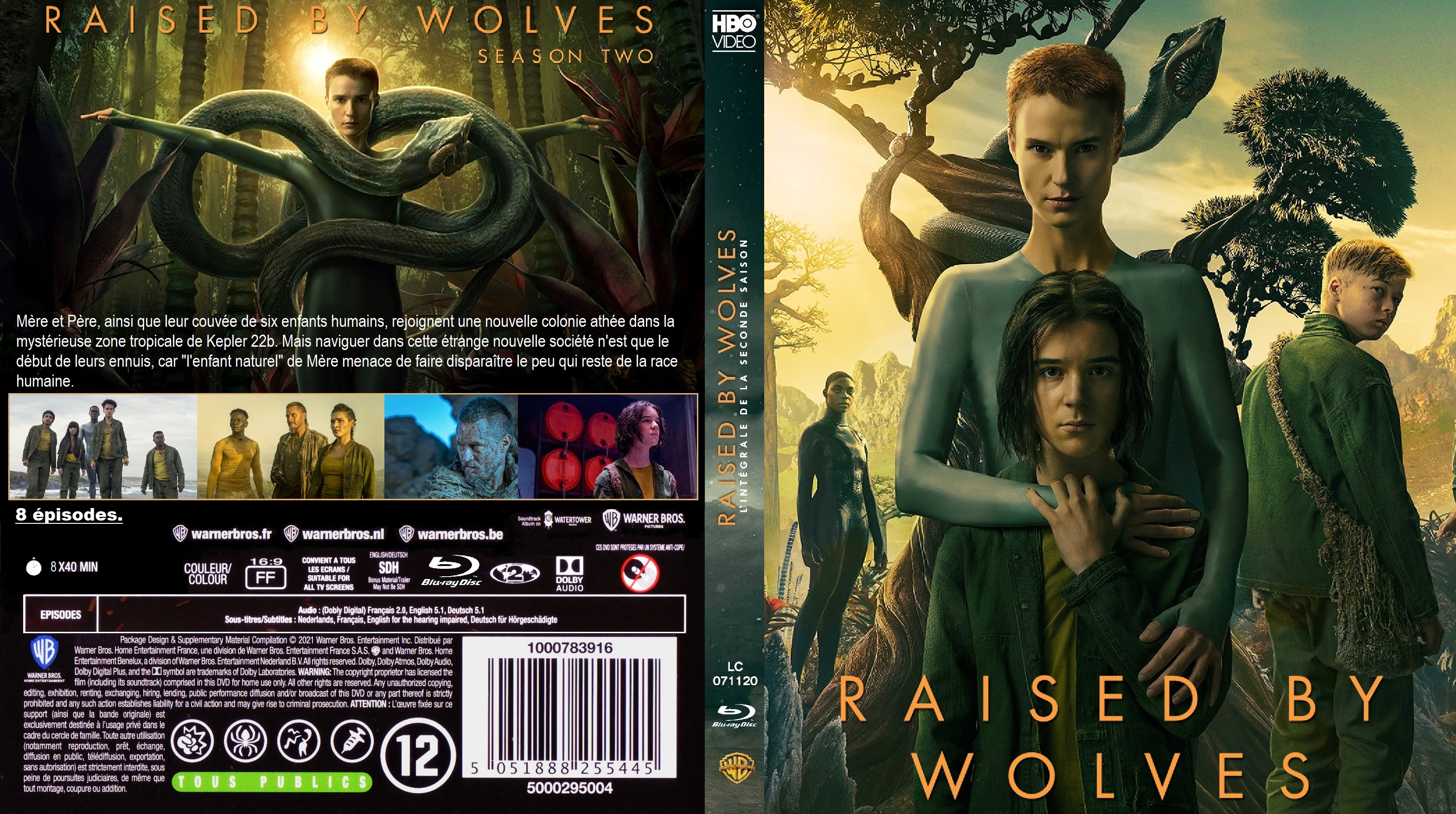 Jaquette DVD Raised by Wolves  saison 2 custom (BLU-RAY)