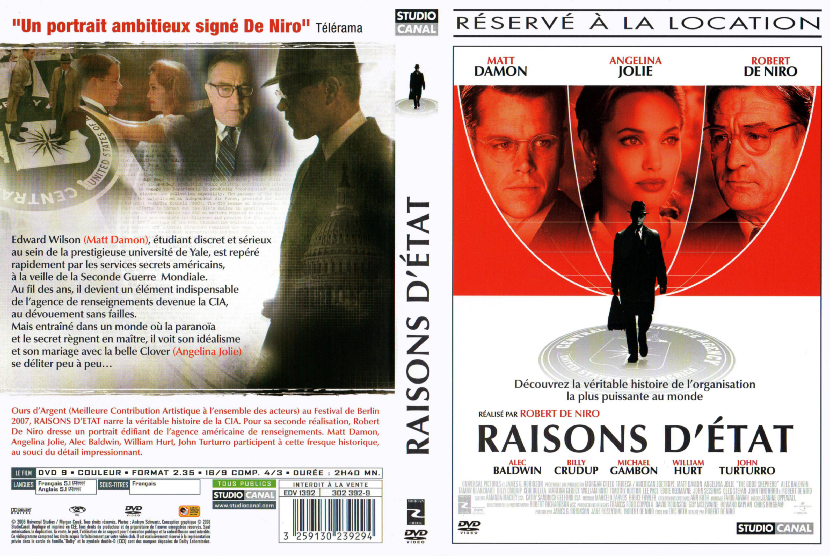 Jaquette DVD Raisons d