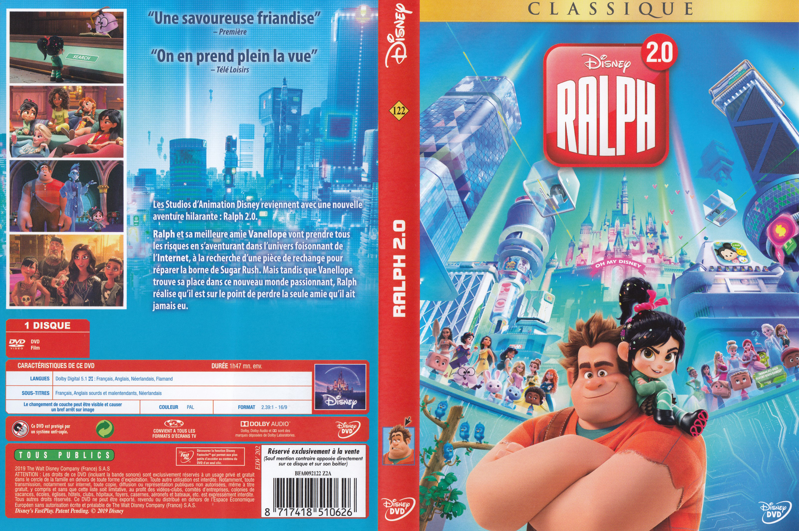 Jaquette DVD Ralph 2 0