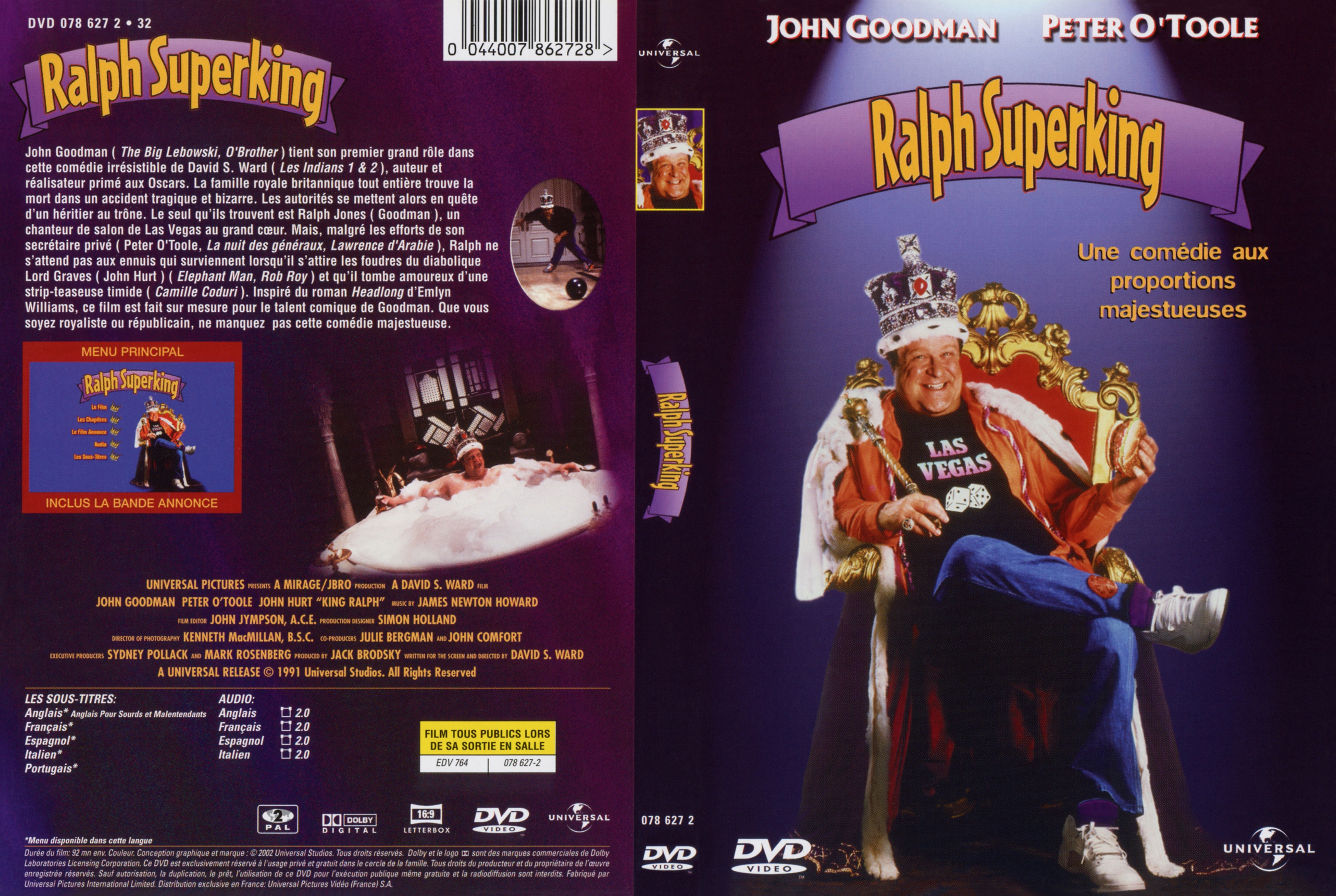 Jaquette DVD Ralph superking