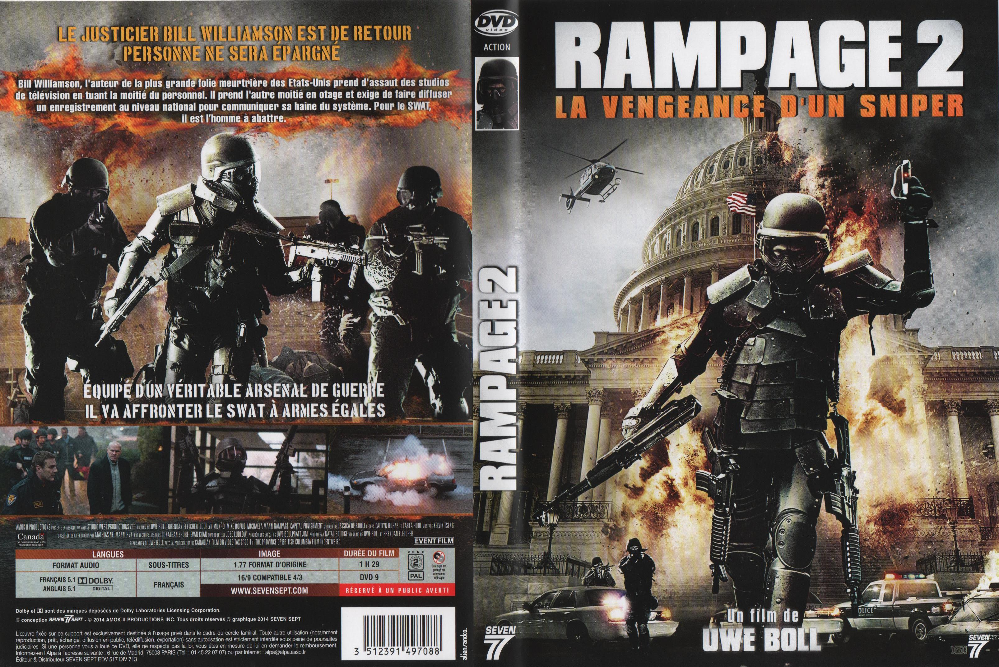 Jaquette DVD Rampage 2