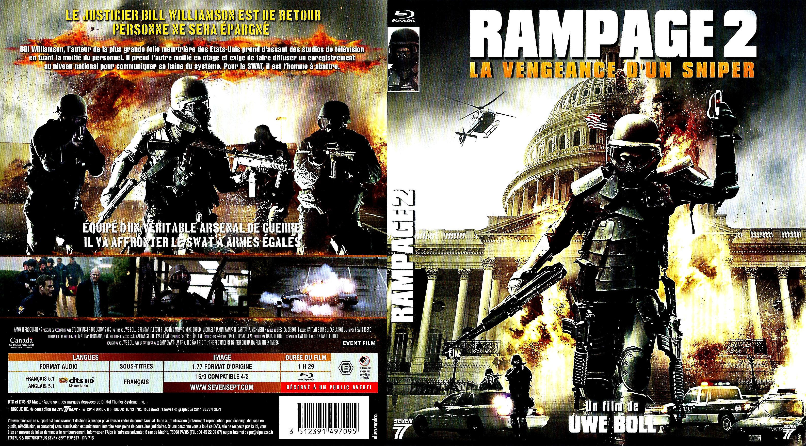 Jaquette DVD Rampage 2 (BLU-RAY)