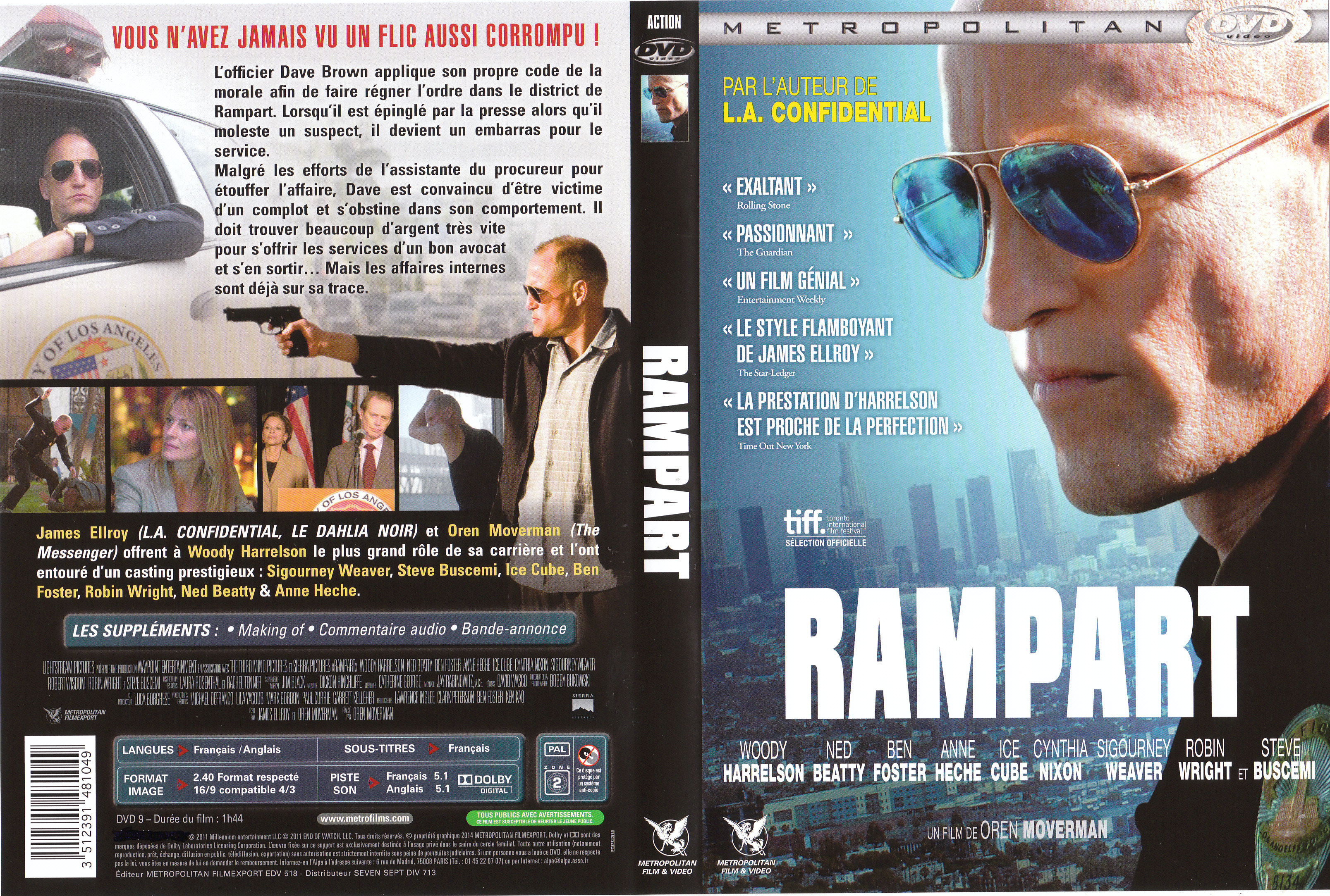 Jaquette DVD Rampart