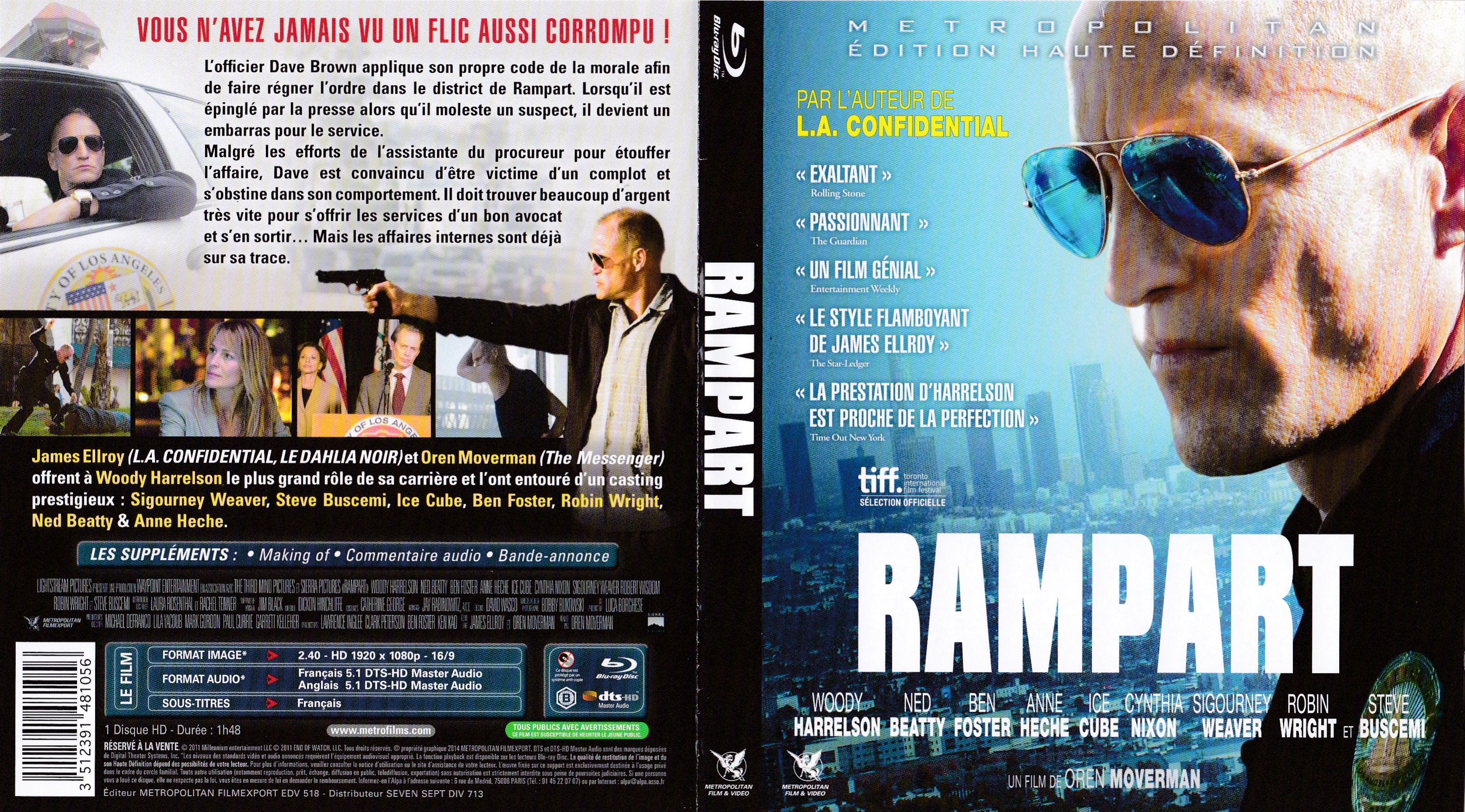 Jaquette DVD Rampart (BLU-RAY)