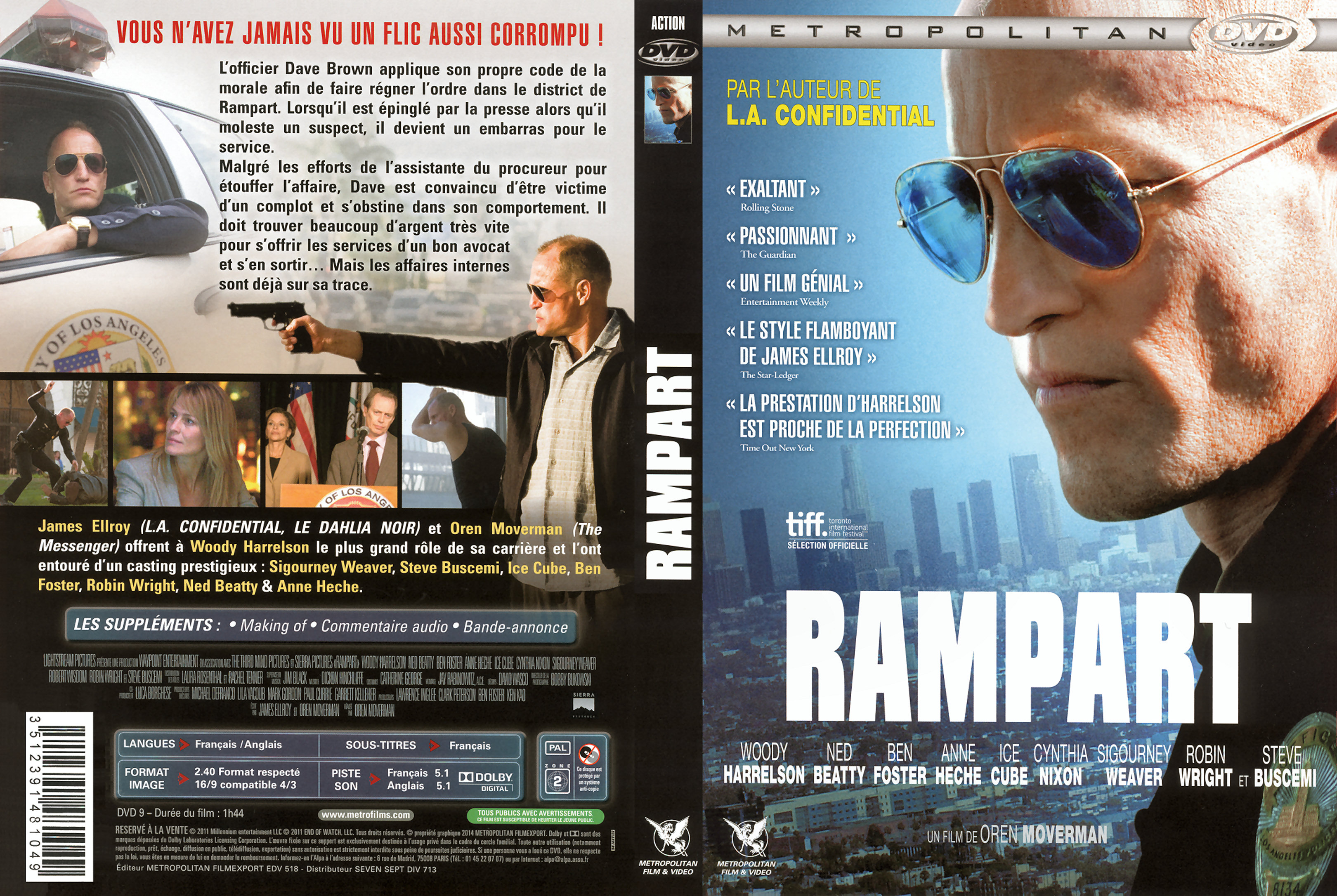 Jaquette DVD Rampart v2