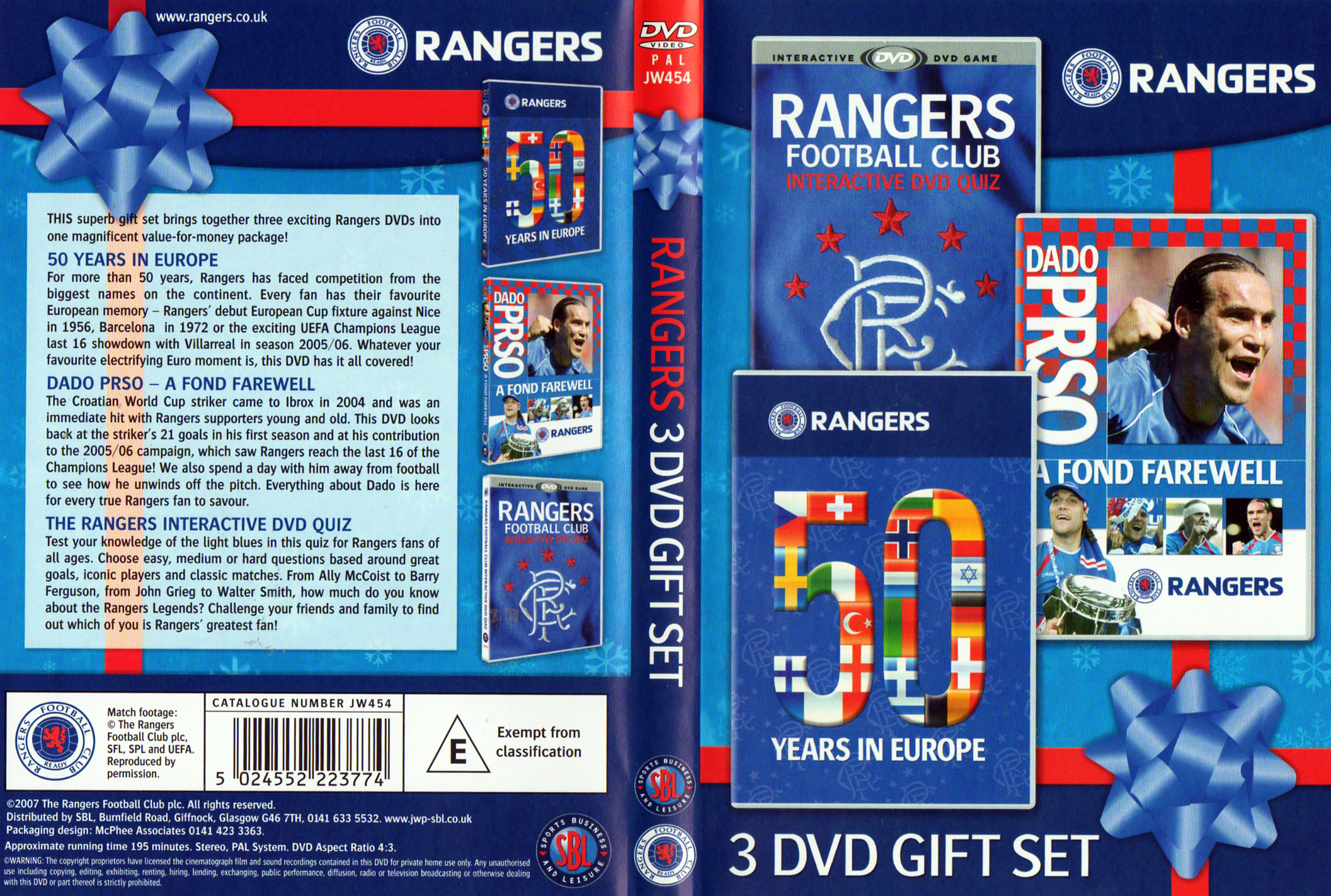 Jaquette DVD Rangers 50 years in Europe