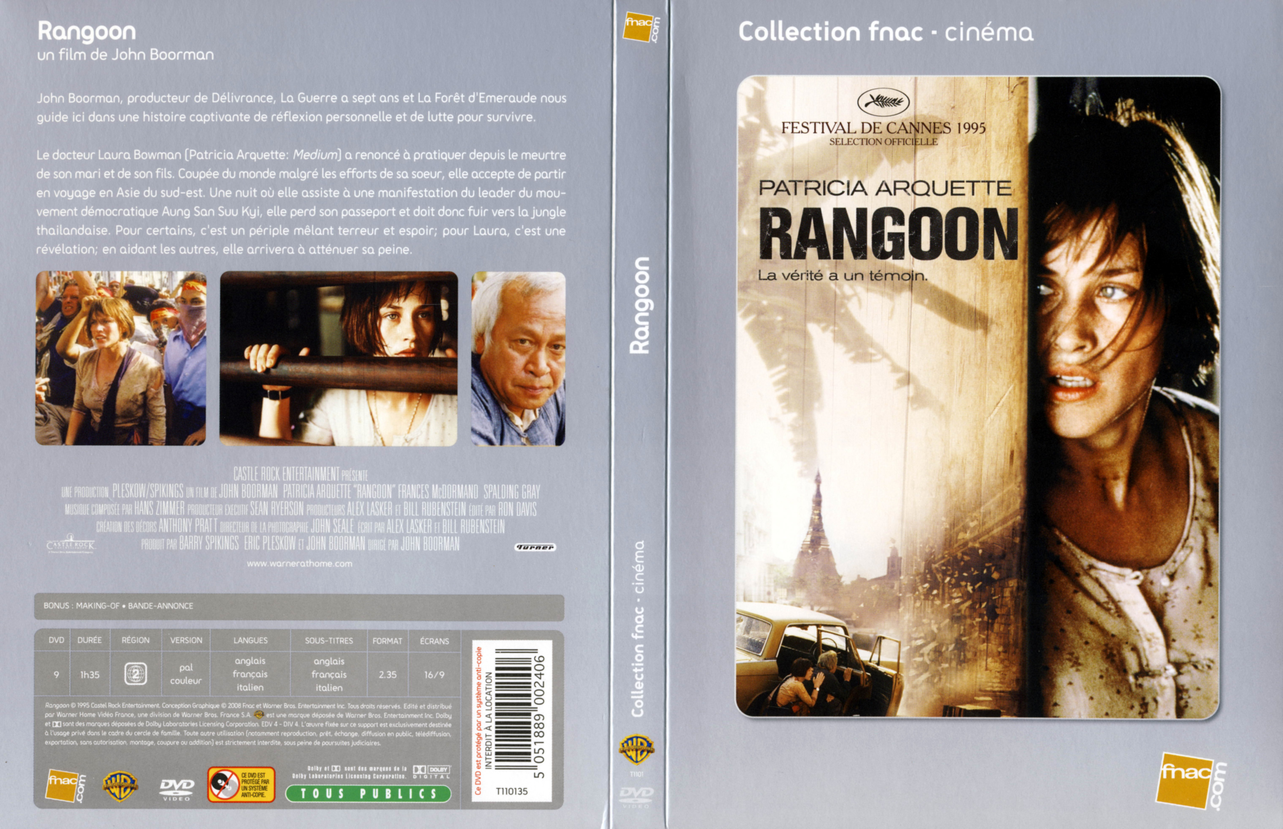 Jaquette DVD Rangoon
