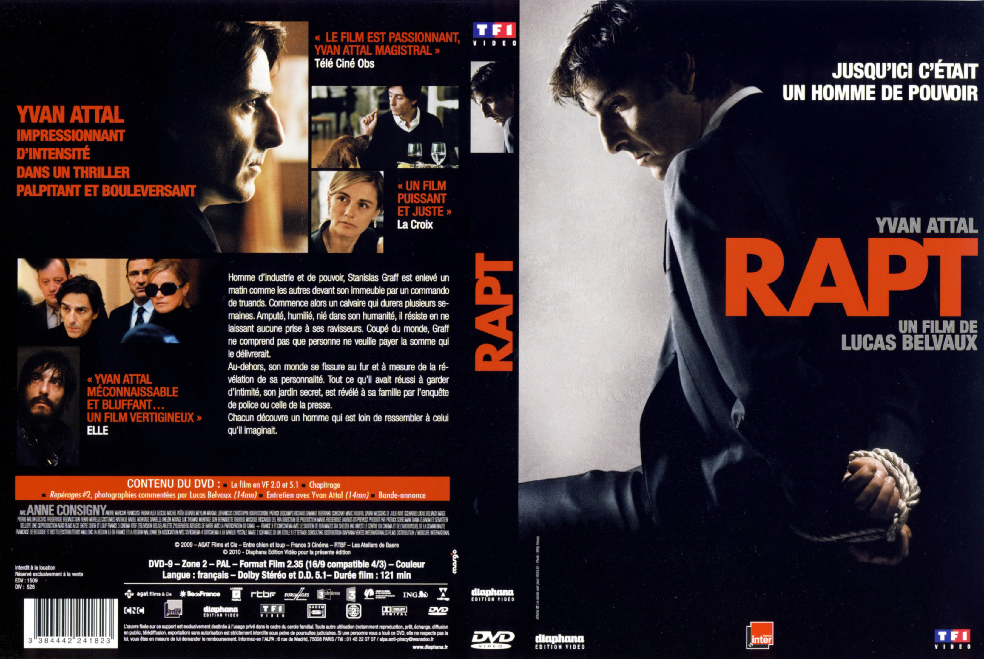 Jaquette DVD Rapt