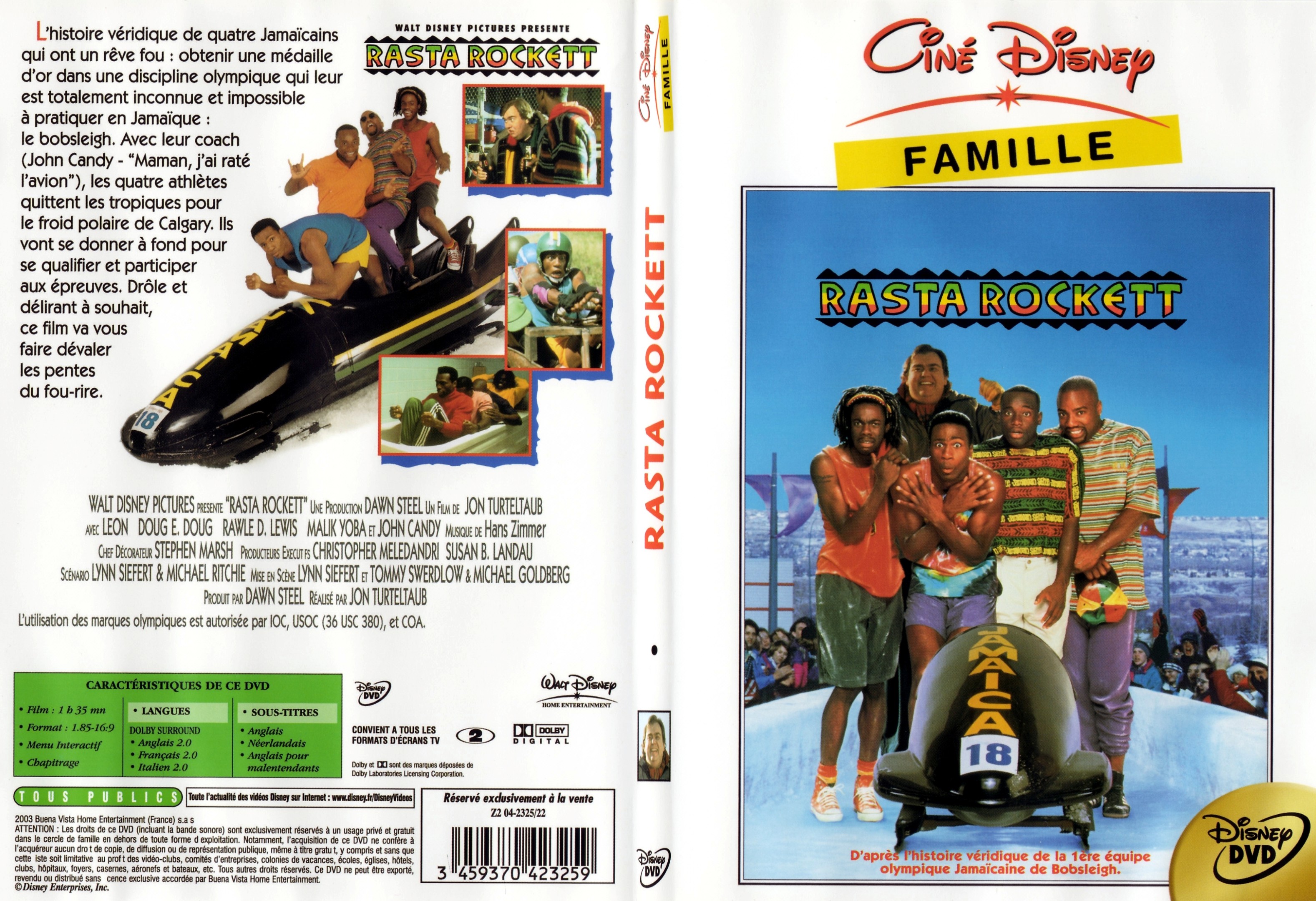 Jaquette DVD Rasta rockett - SLIM