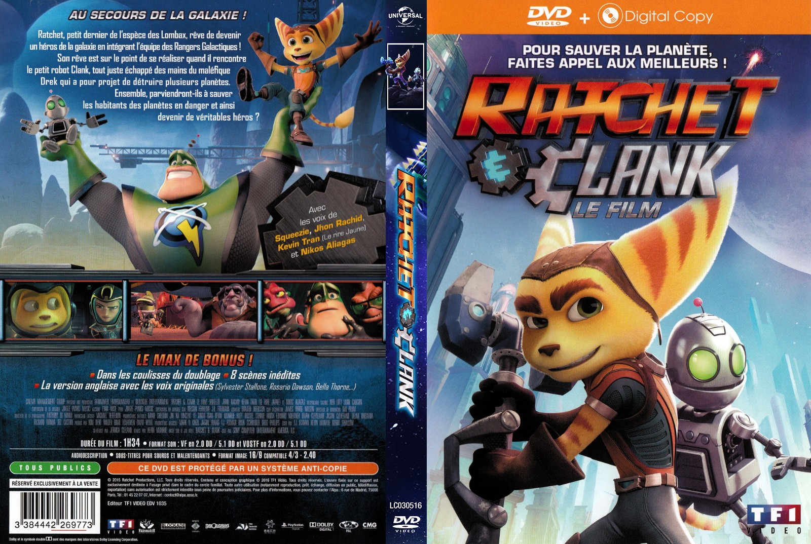 Jaquette DVD Ratchet et Clank