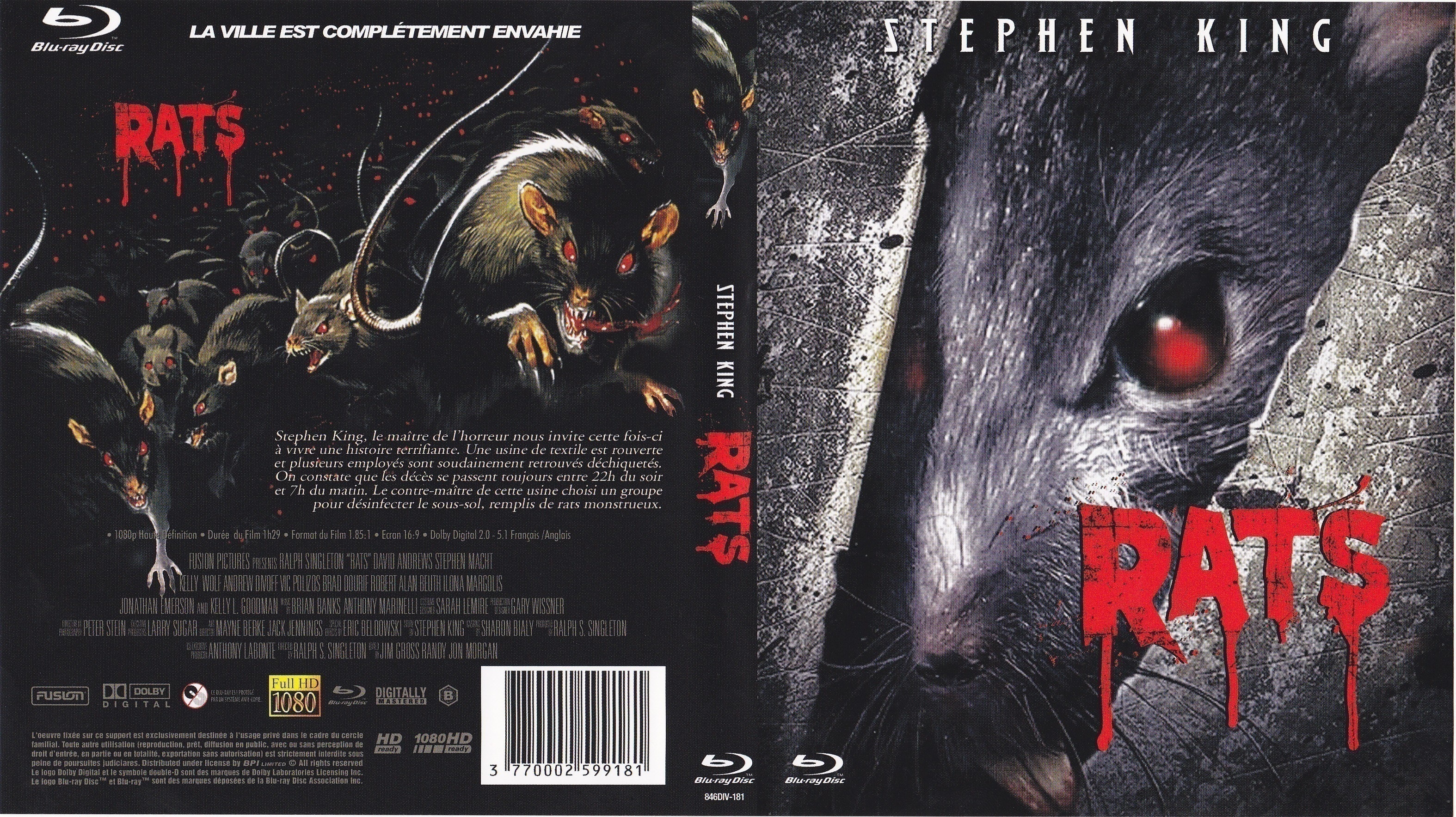 Jaquette DVD Rats (BLU-RAY)