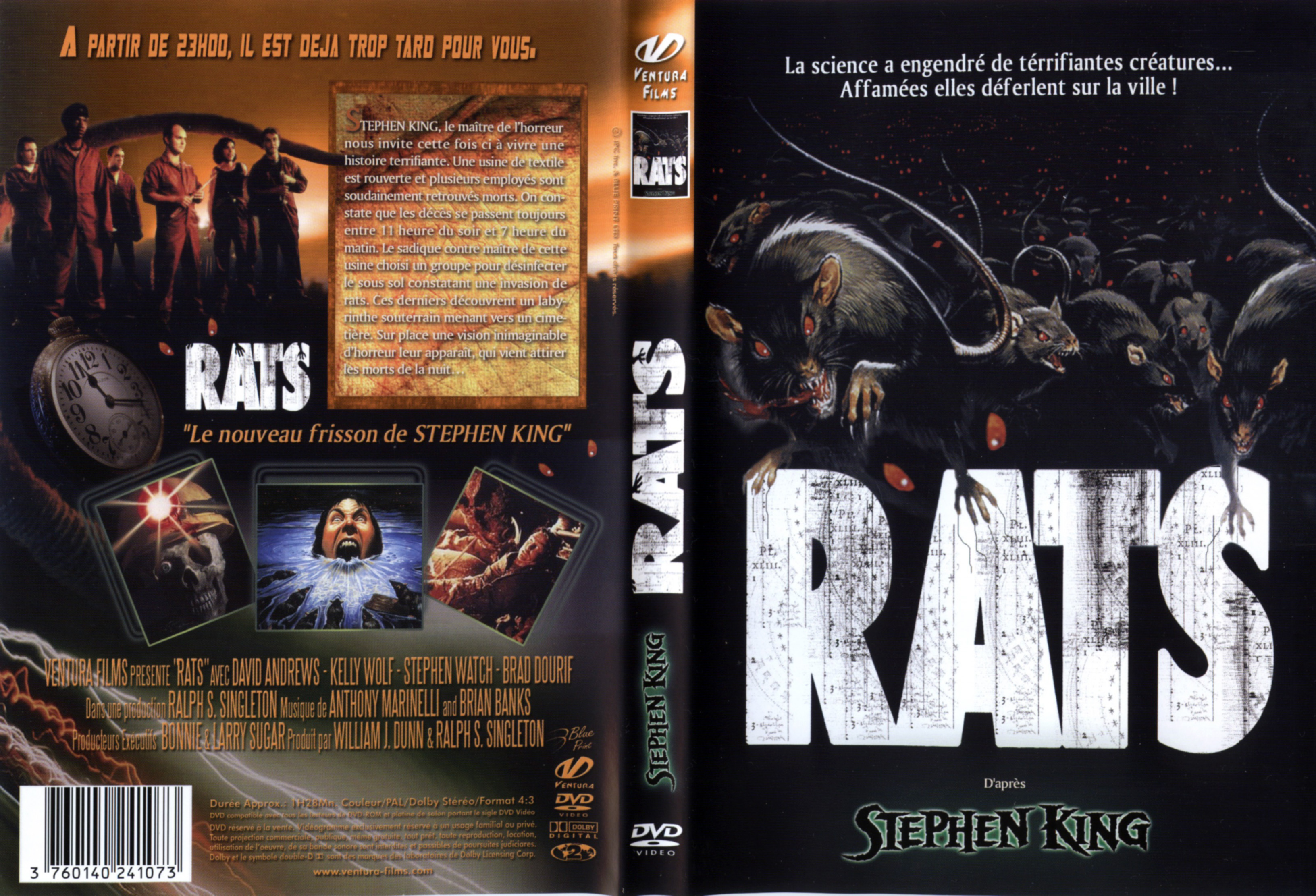 Jaquette DVD Rats (Stephen King)