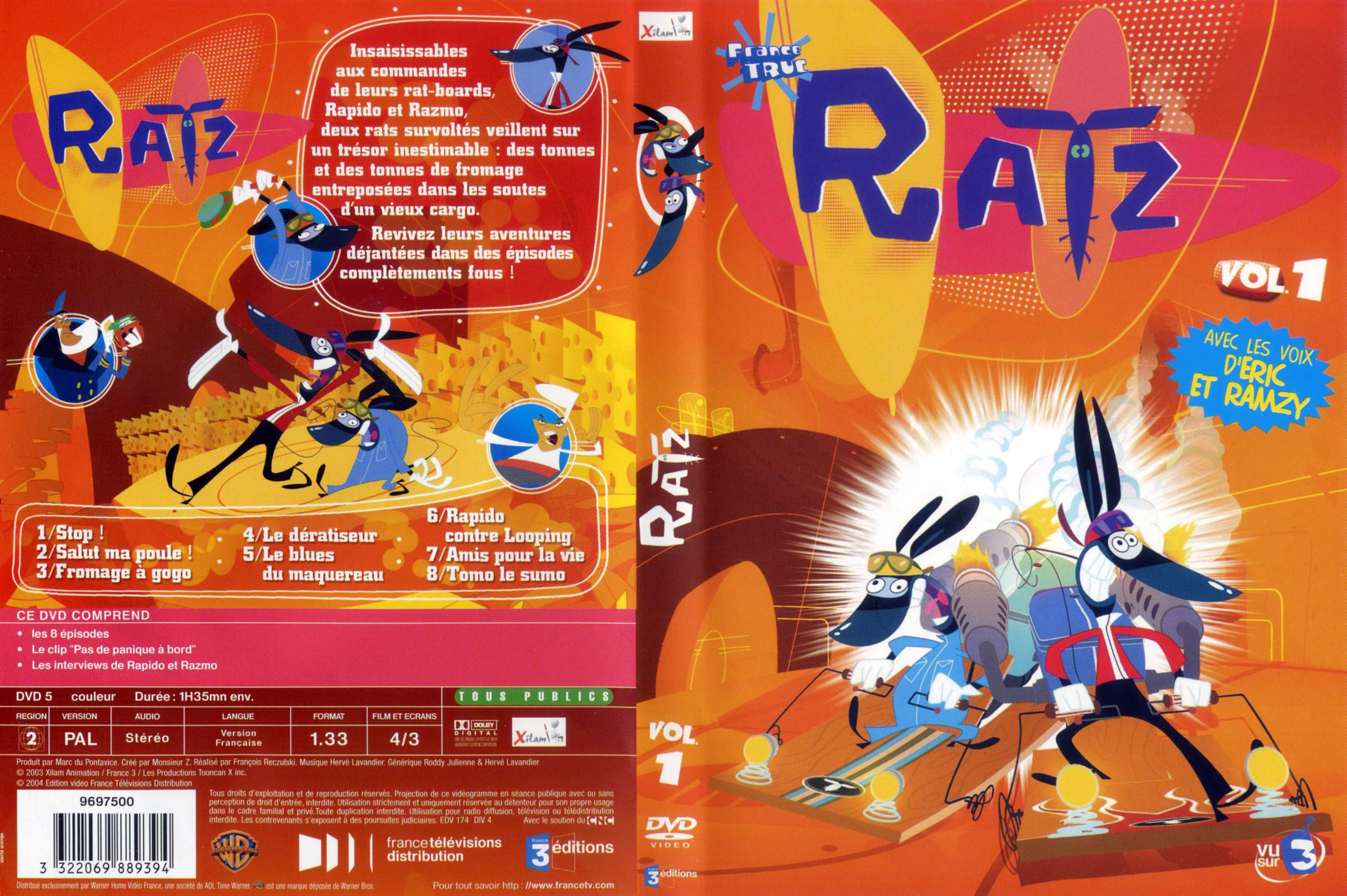 Jaquette DVD Ratz vol 01
