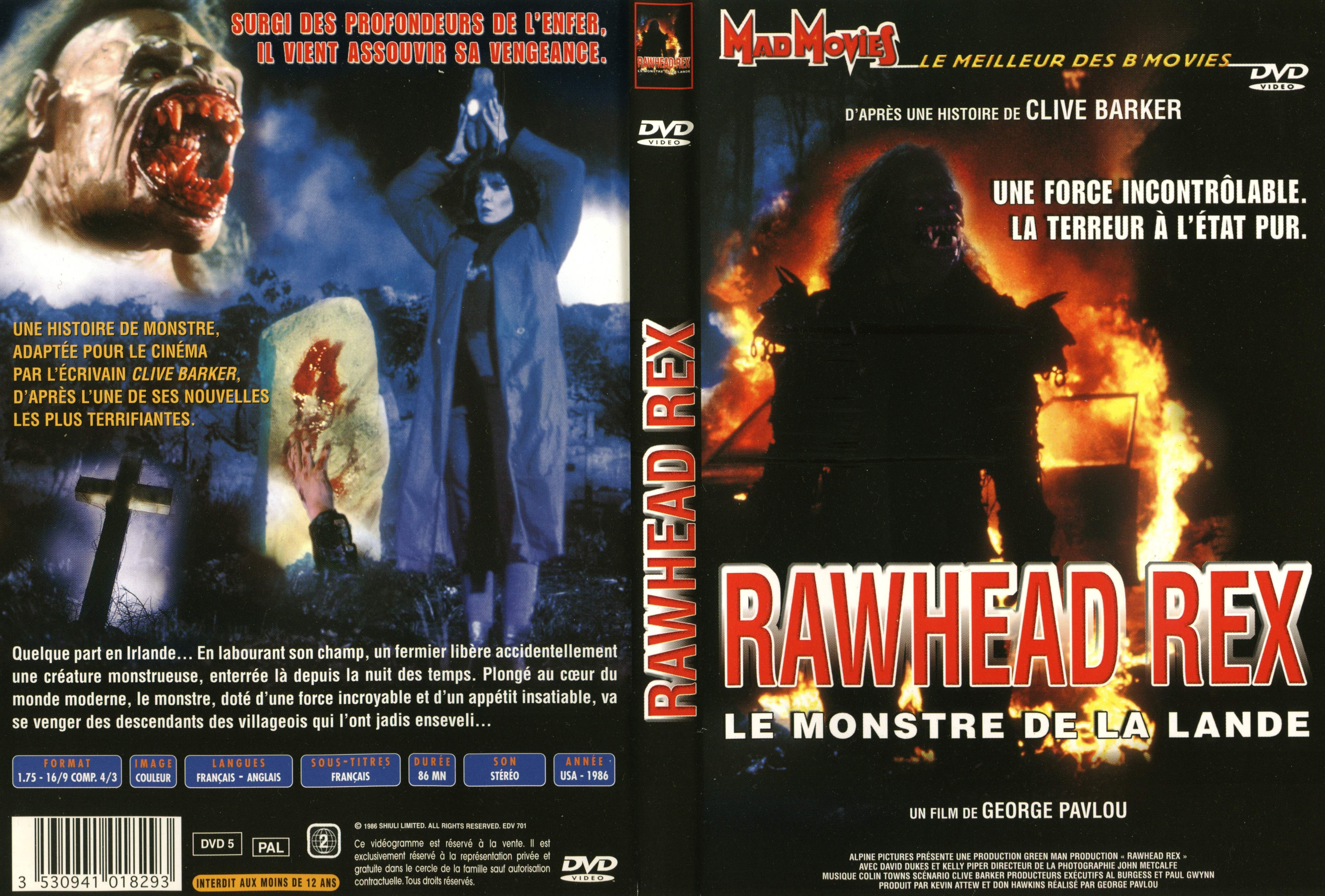 Jaquette DVD Rawhead rex