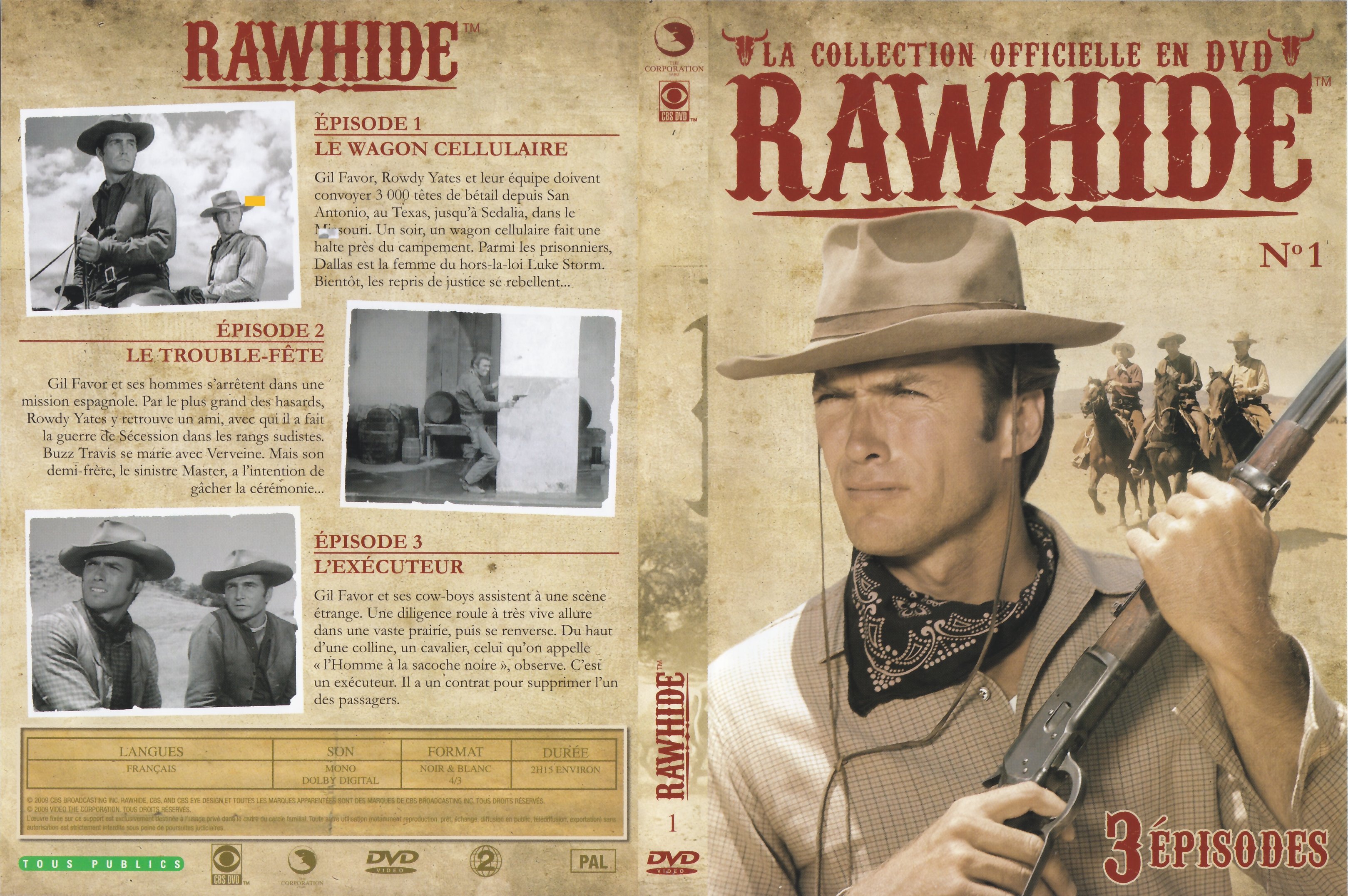 Jaquette DVD Rawhide DVD 01
