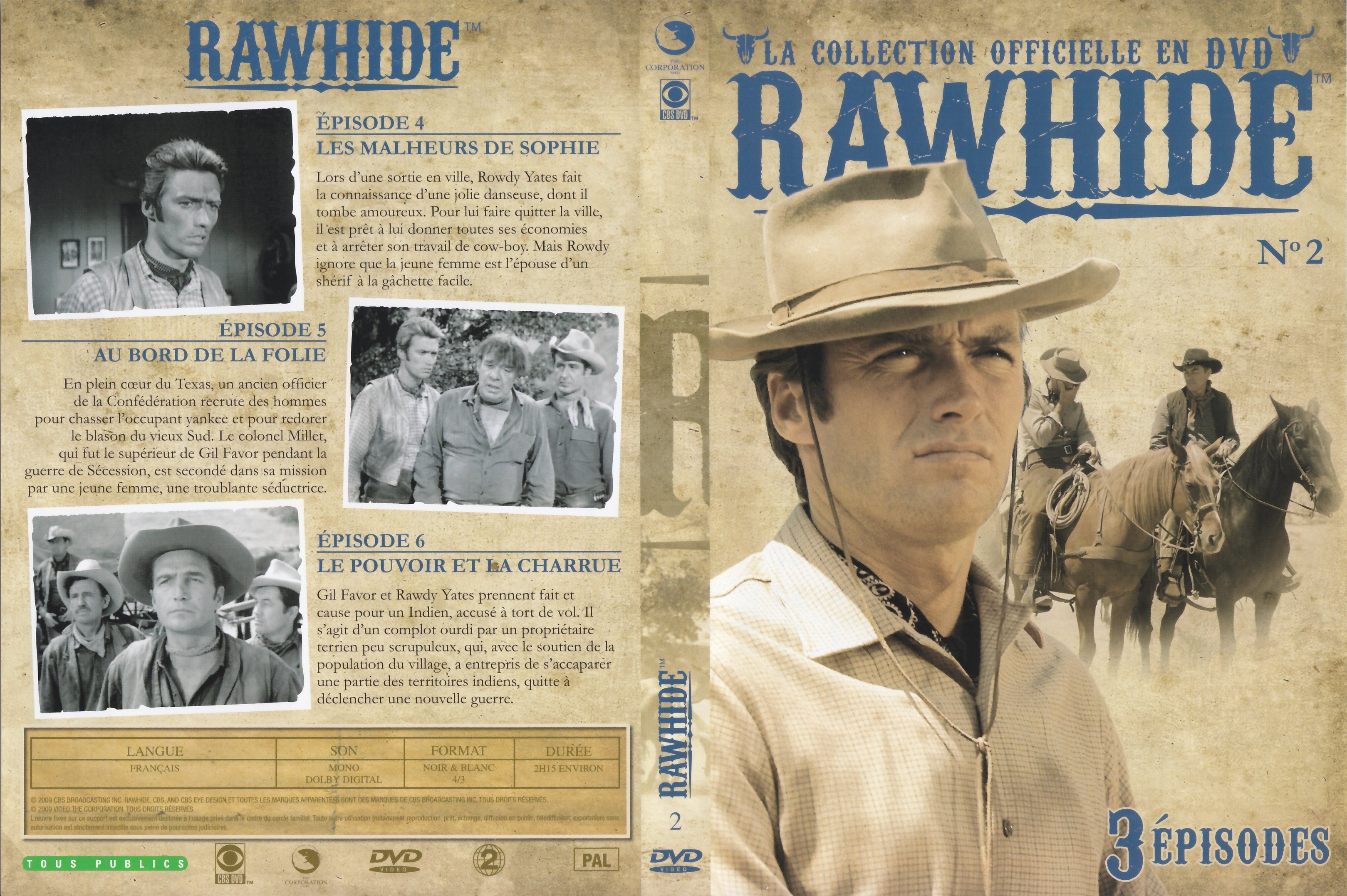 Jaquette DVD Rawhide DVD 02