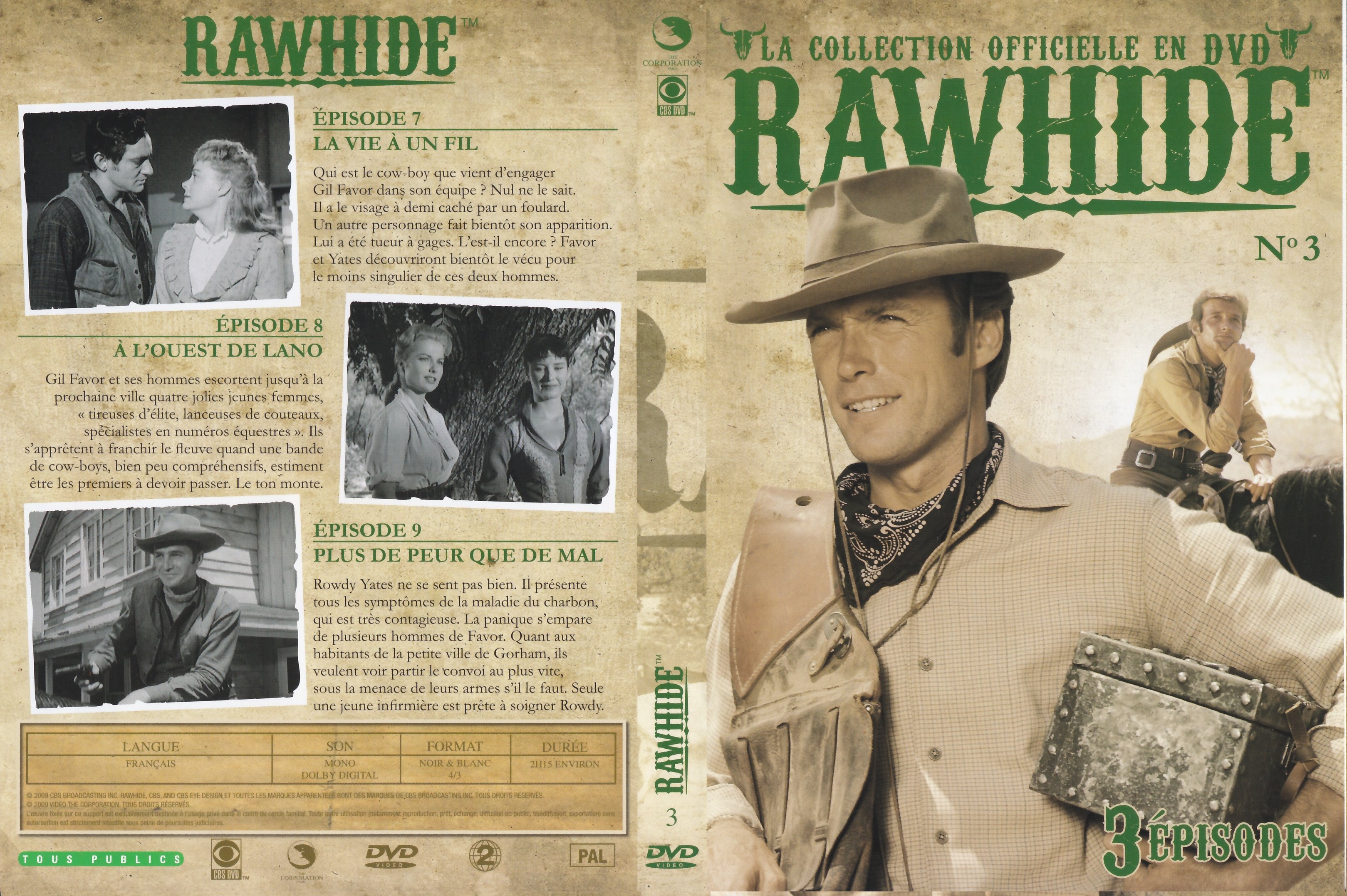 Jaquette DVD Rawhide DVD 03