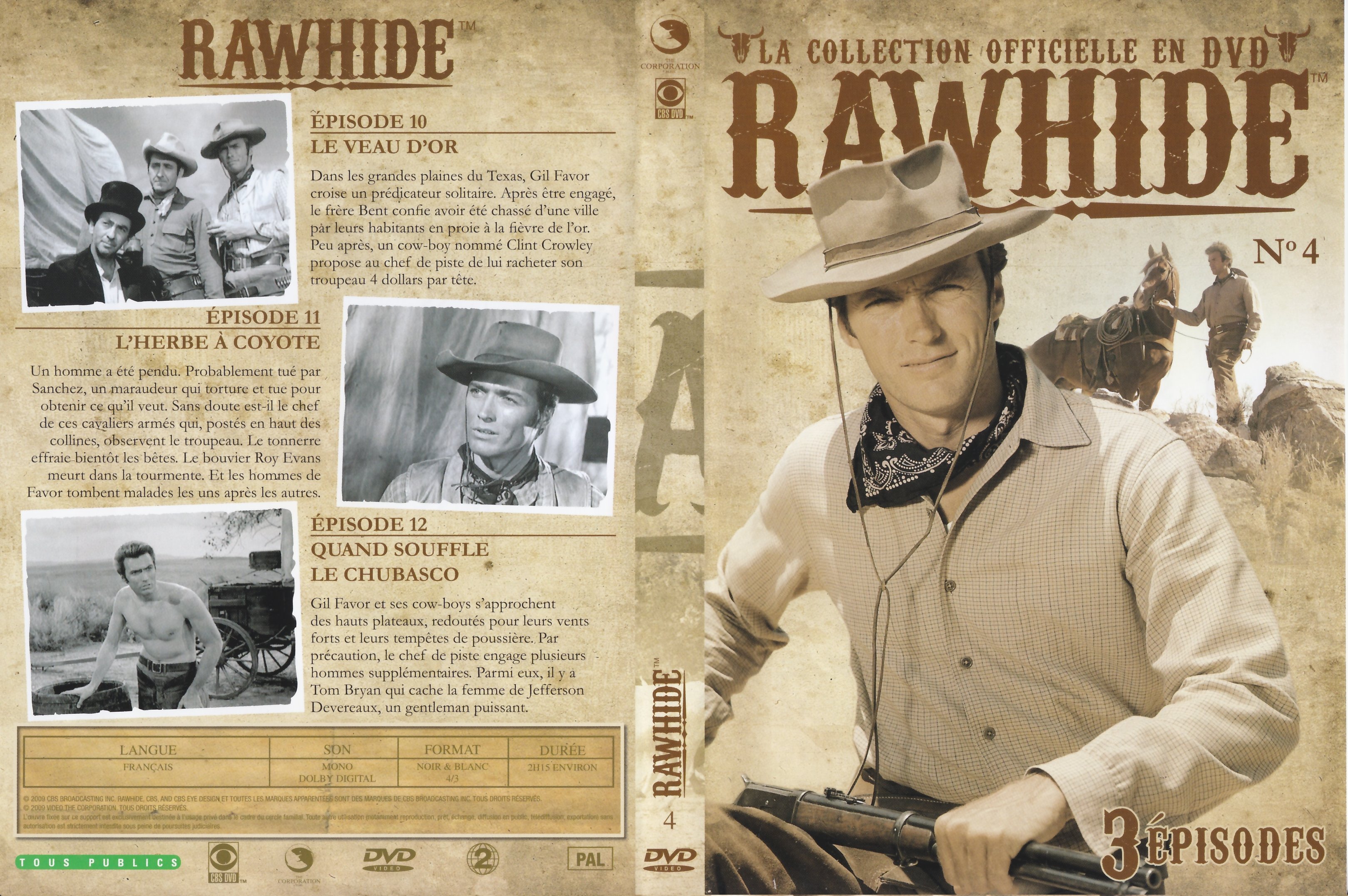 Jaquette DVD Rawhide DVD 04