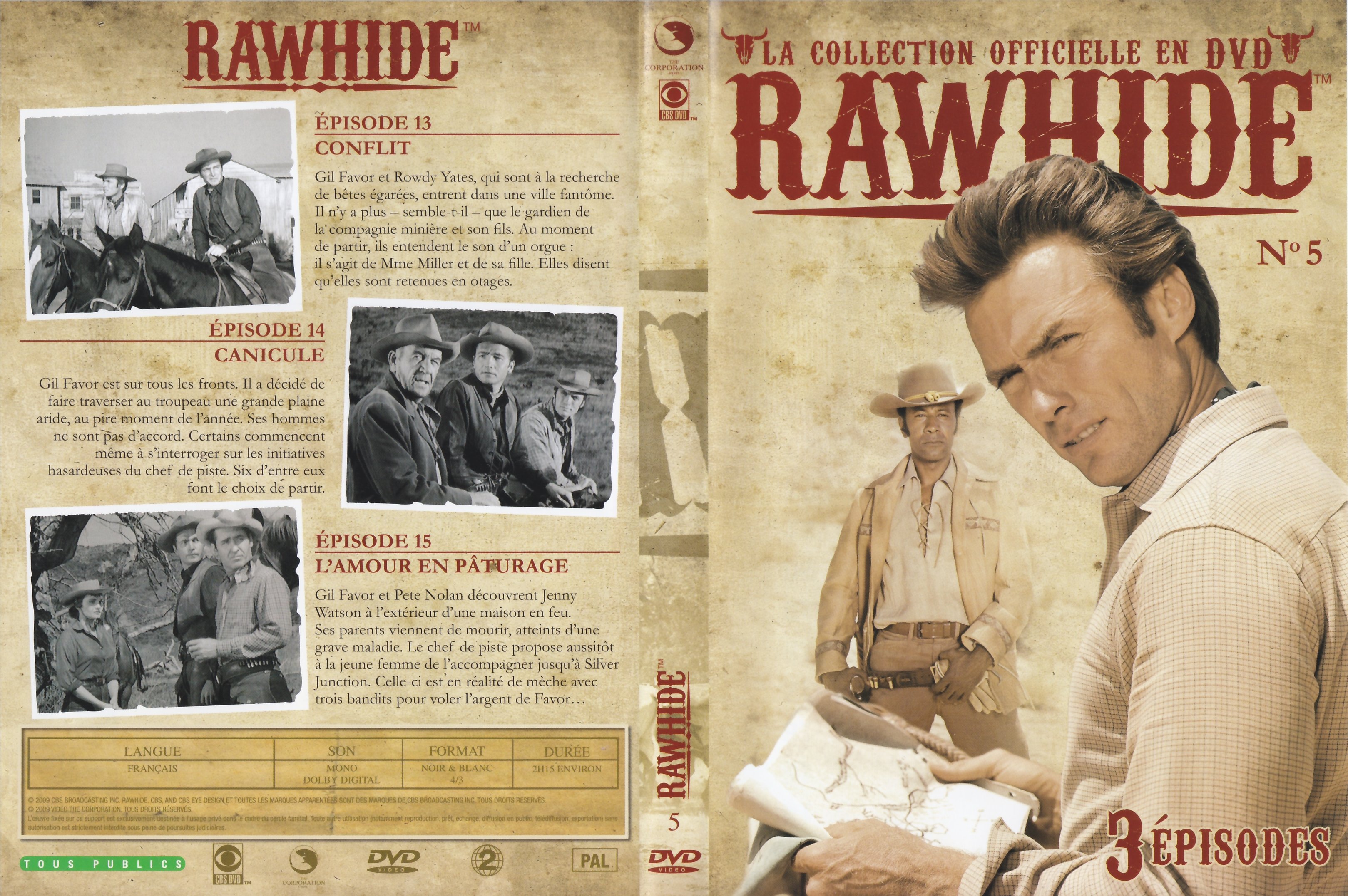 Jaquette DVD Rawhide DVD 05