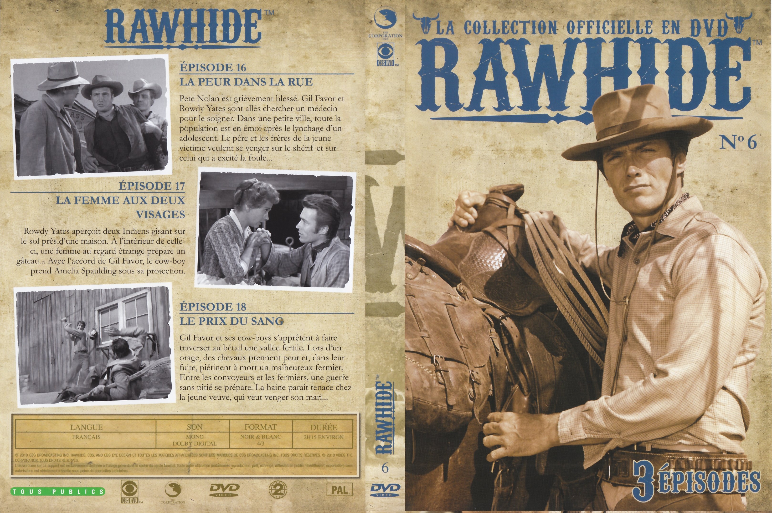 Jaquette DVD Rawhide DVD 06