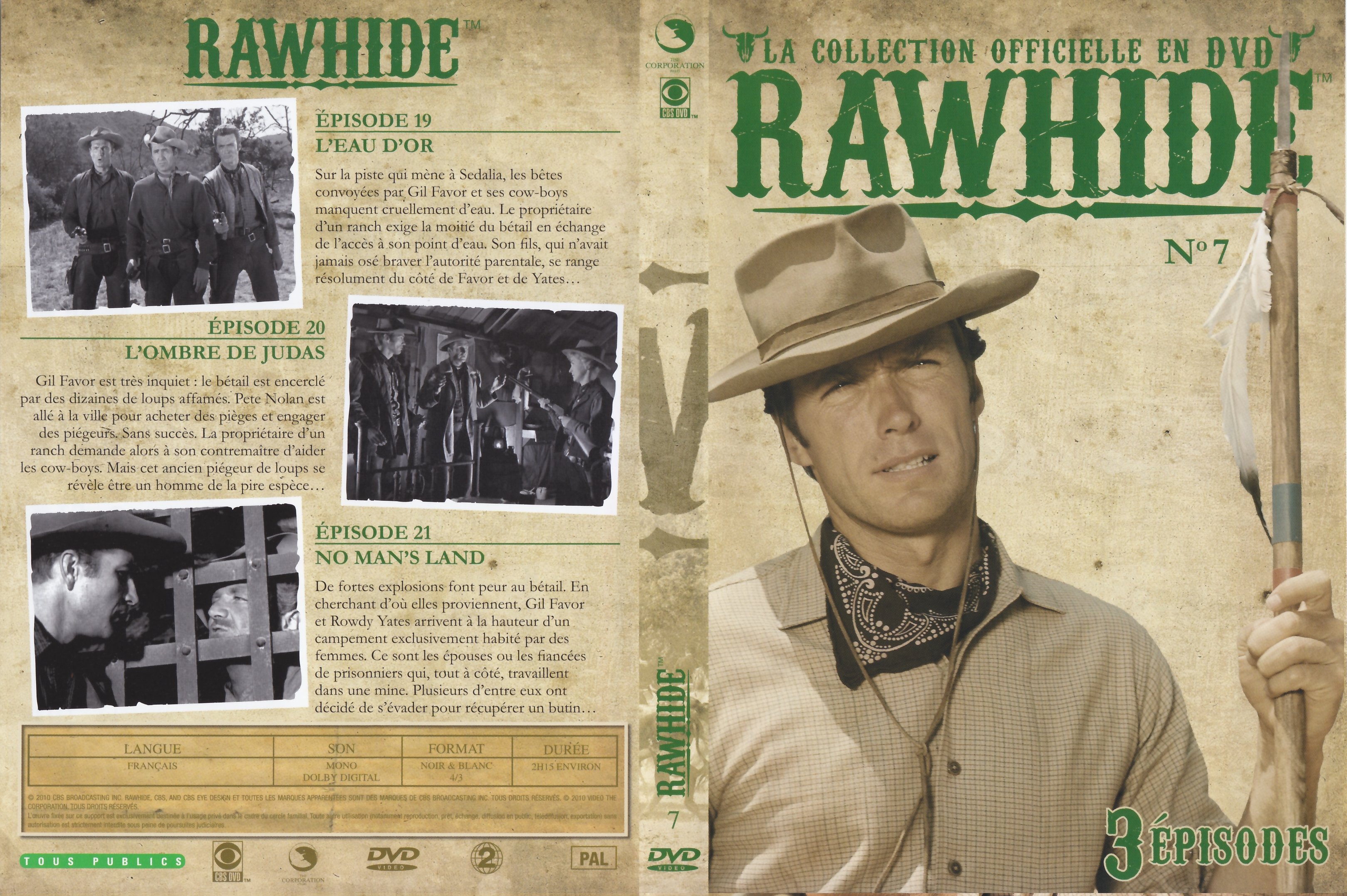 Jaquette DVD Rawhide DVD 07