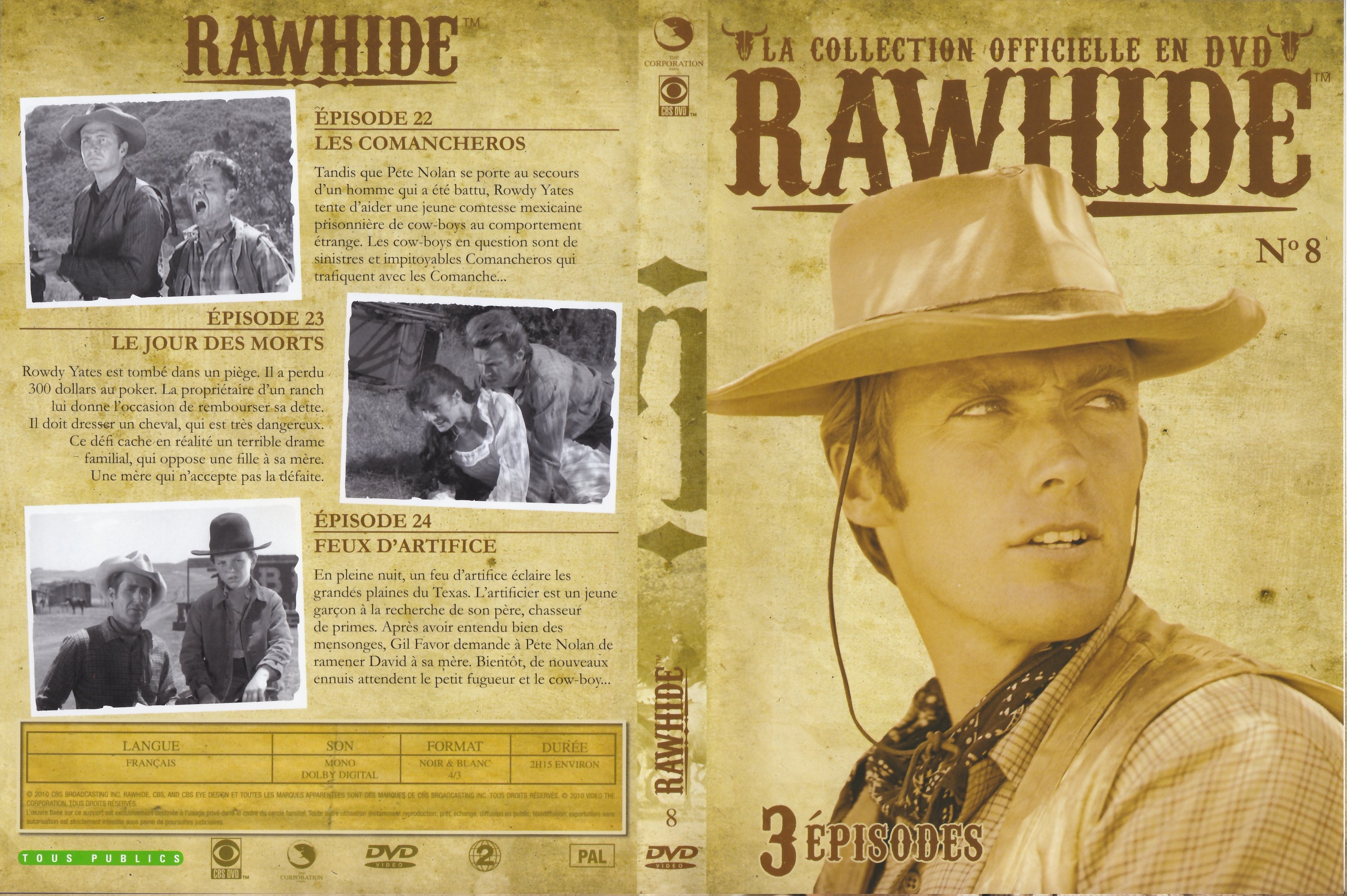 Jaquette DVD Rawhide DVD 08