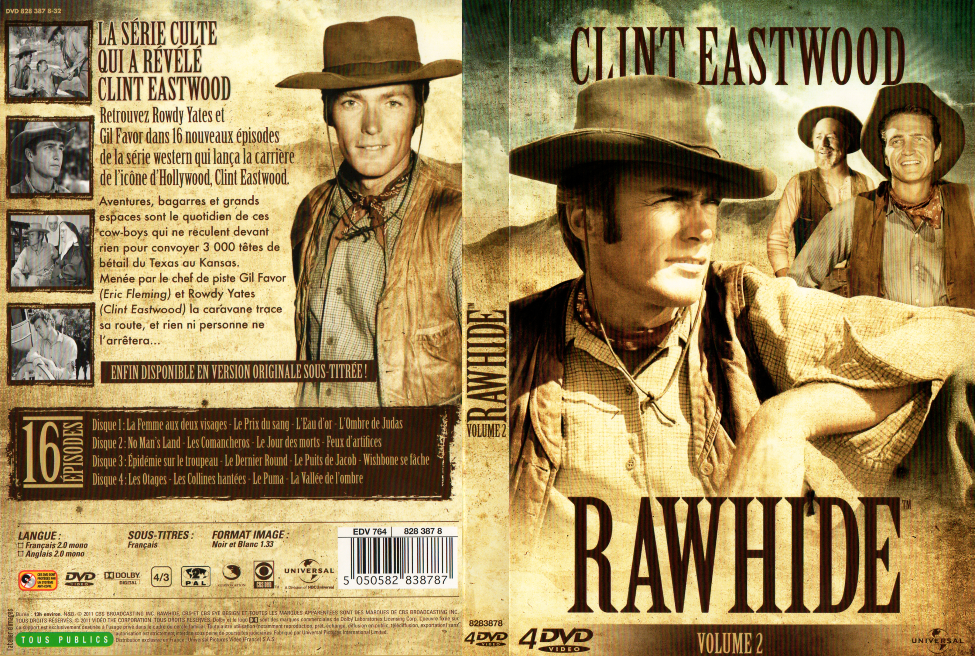 Jaquette DVD Rawhide vol 02