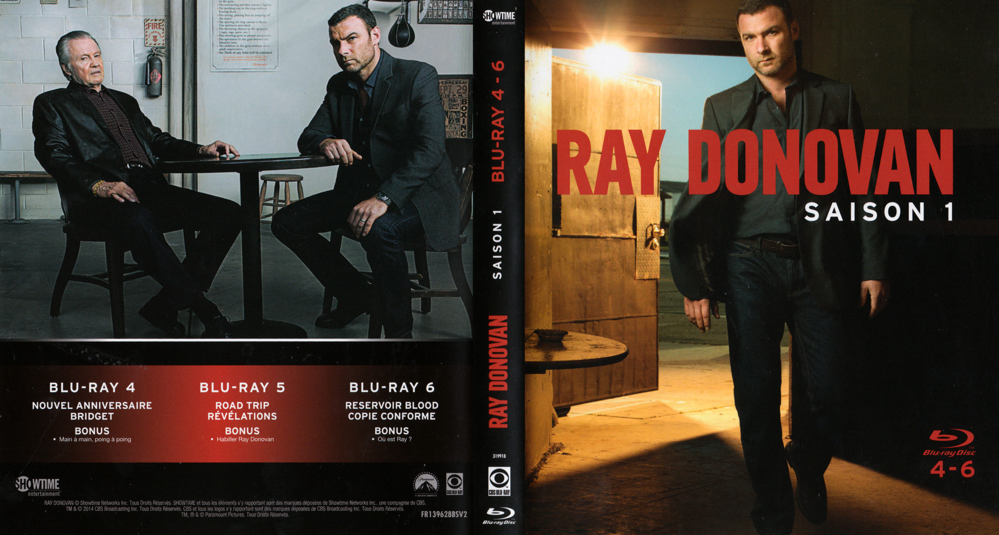 Jaquette DVD Ray Donovan Saison 1 DISC 2 (BLU-RAY)