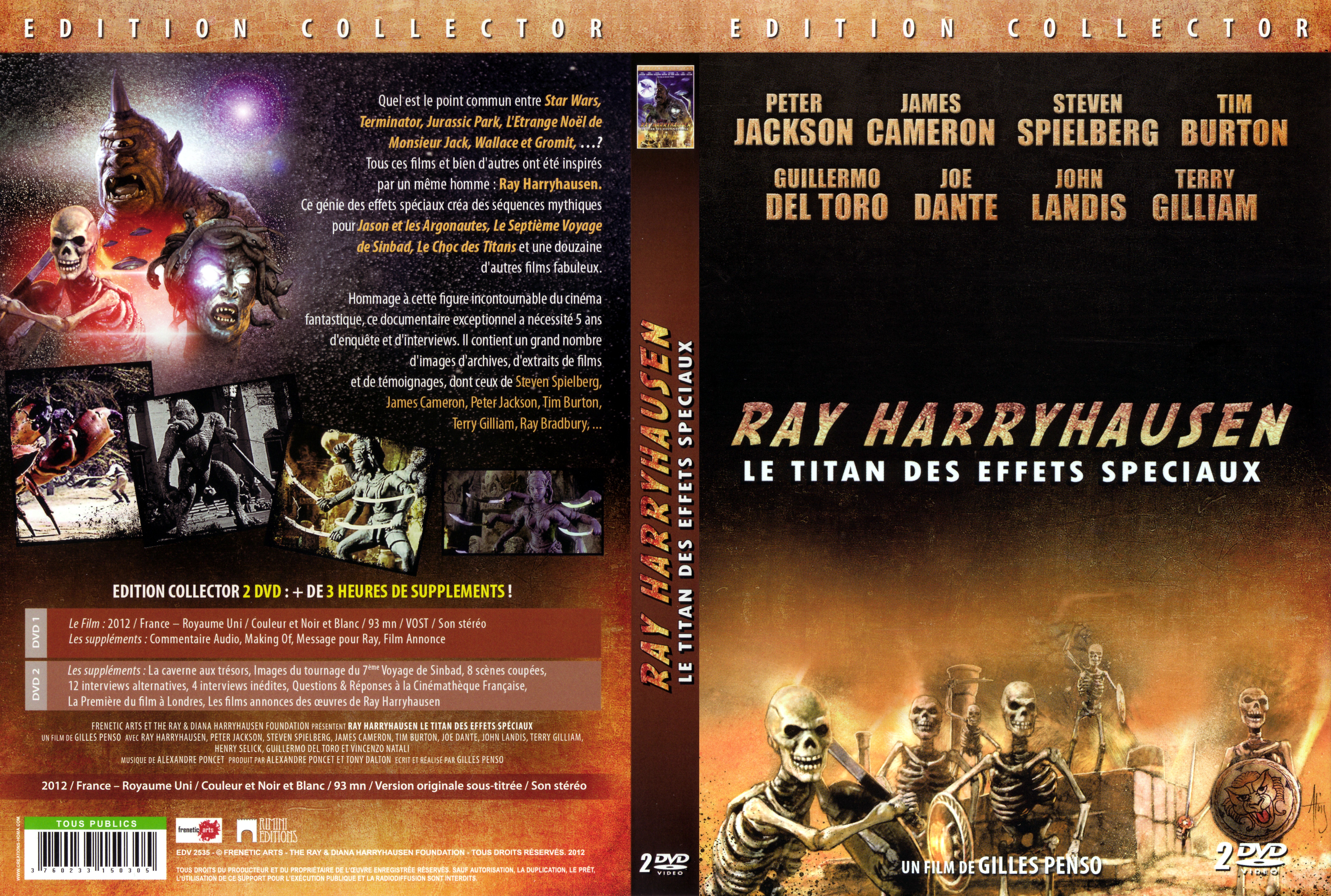 Jaquette DVD Ray Harryhausen le titan des effets spciaux v3