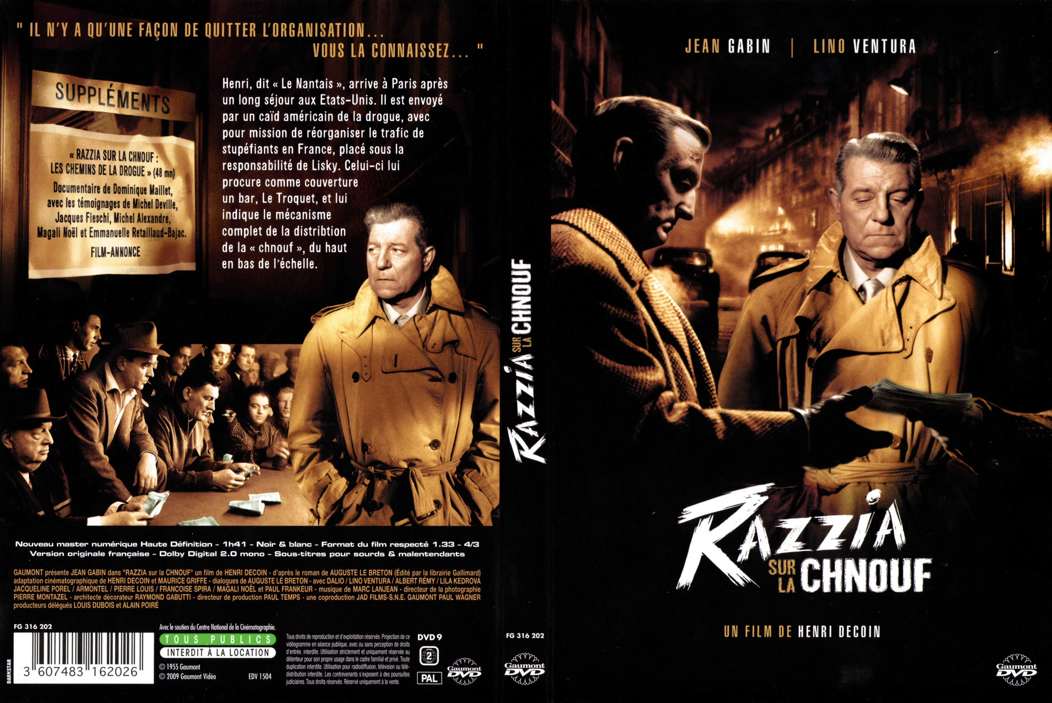Jaquette DVD Razzia sur la chnouf v2