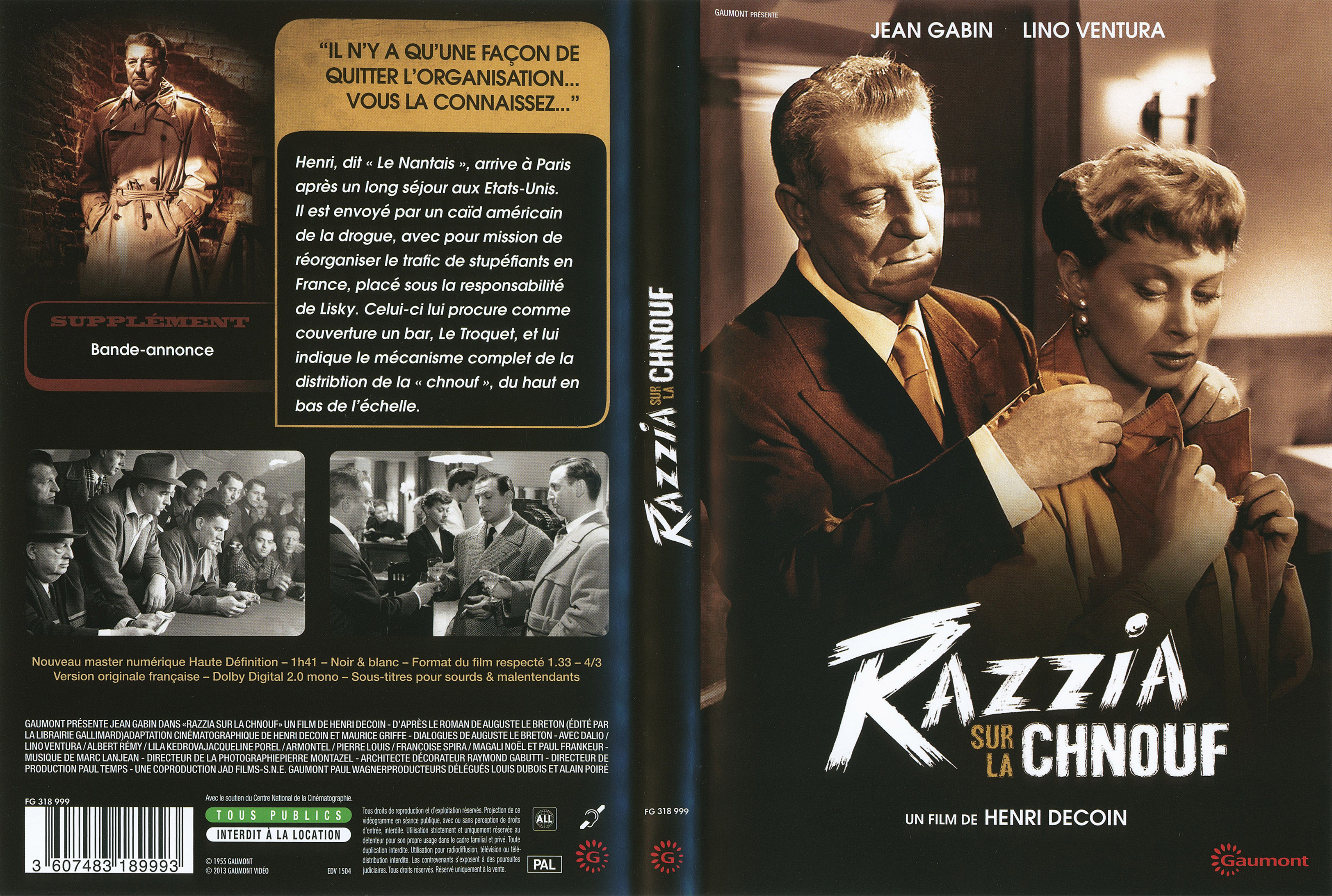 Jaquette DVD Razzia sur la chnouf v3