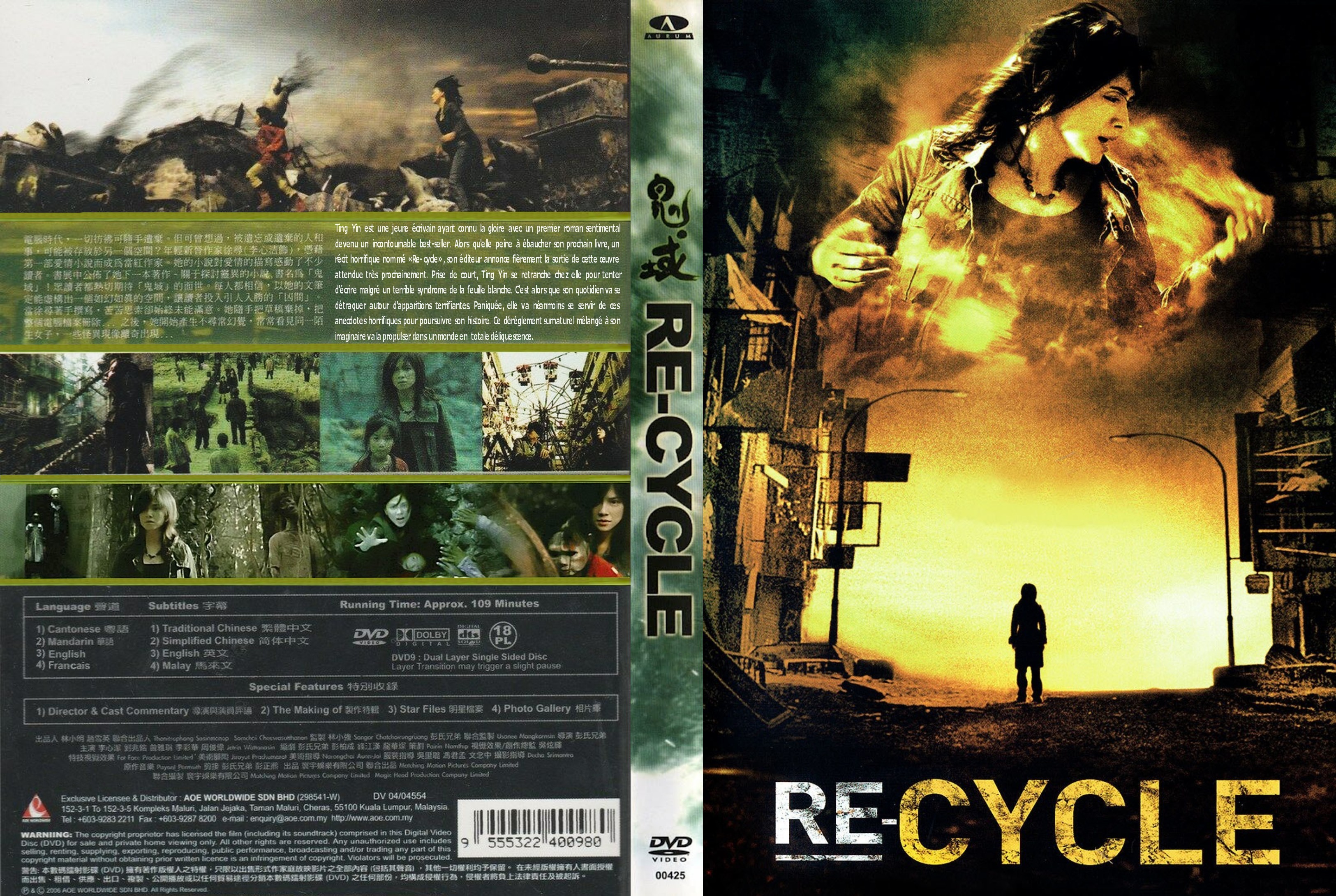 Jaquette DVD Re-Cycle custom