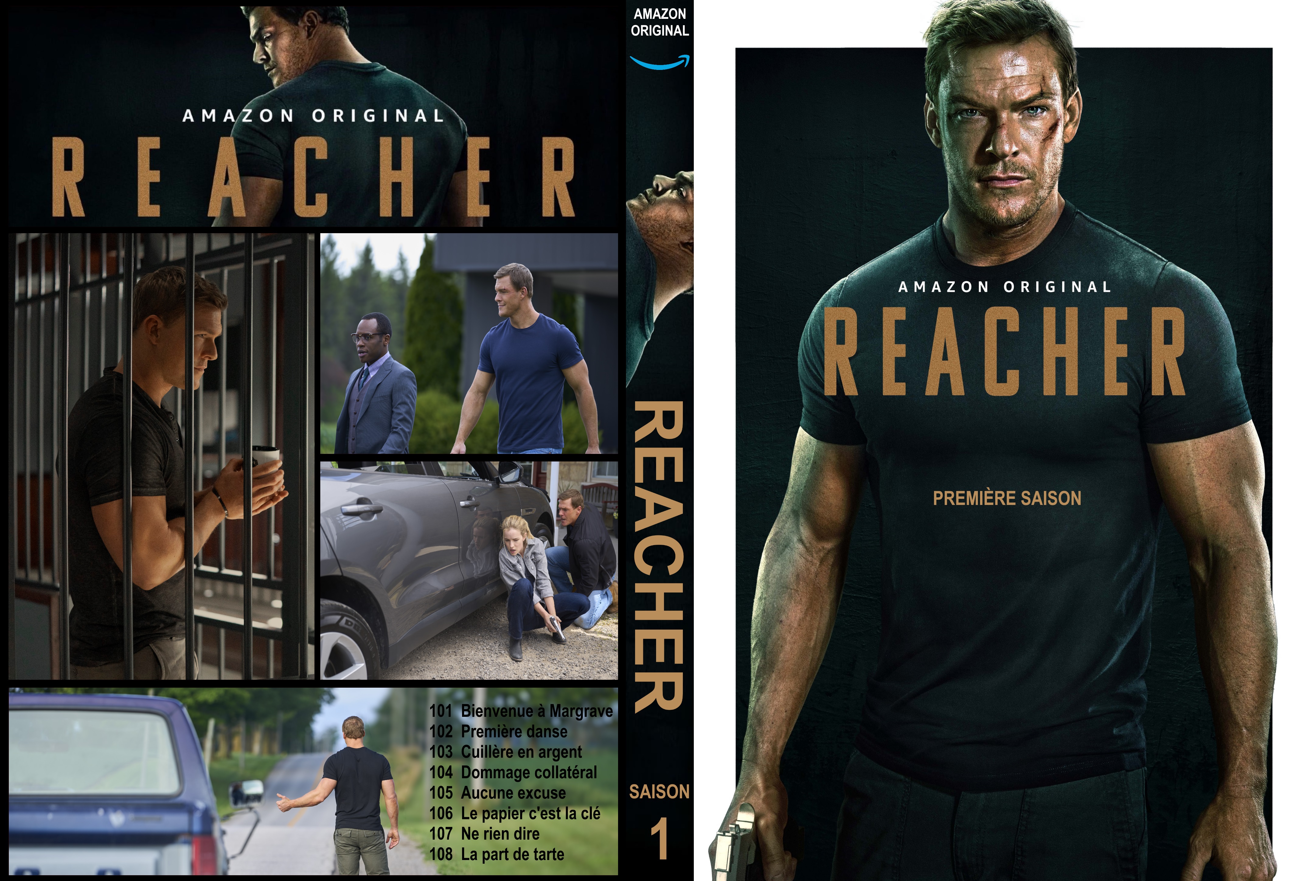 Jaquette DVD Reacher Saison 1 custom