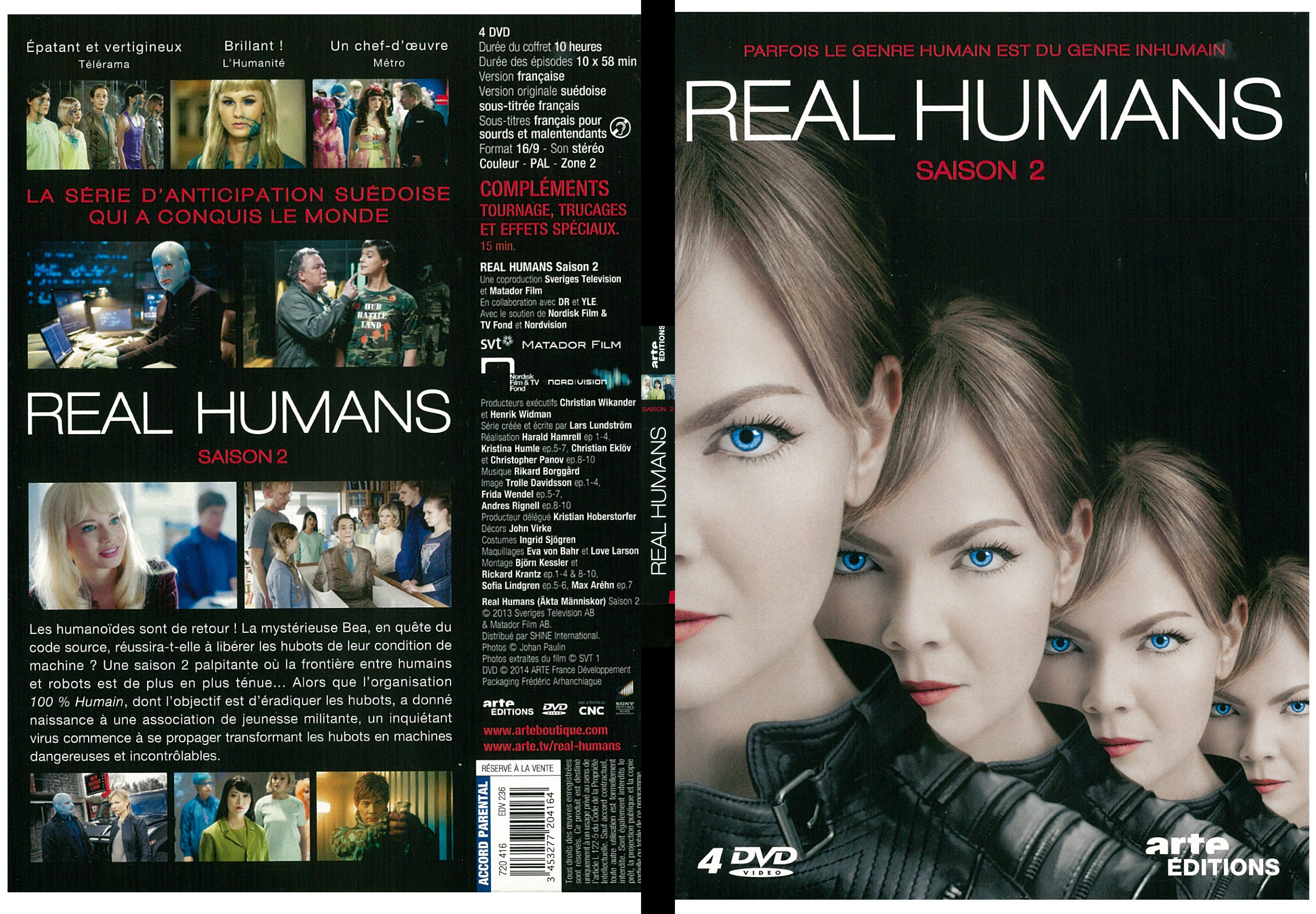 Jaquette DVD Real Humans Saison 2 - SLIM