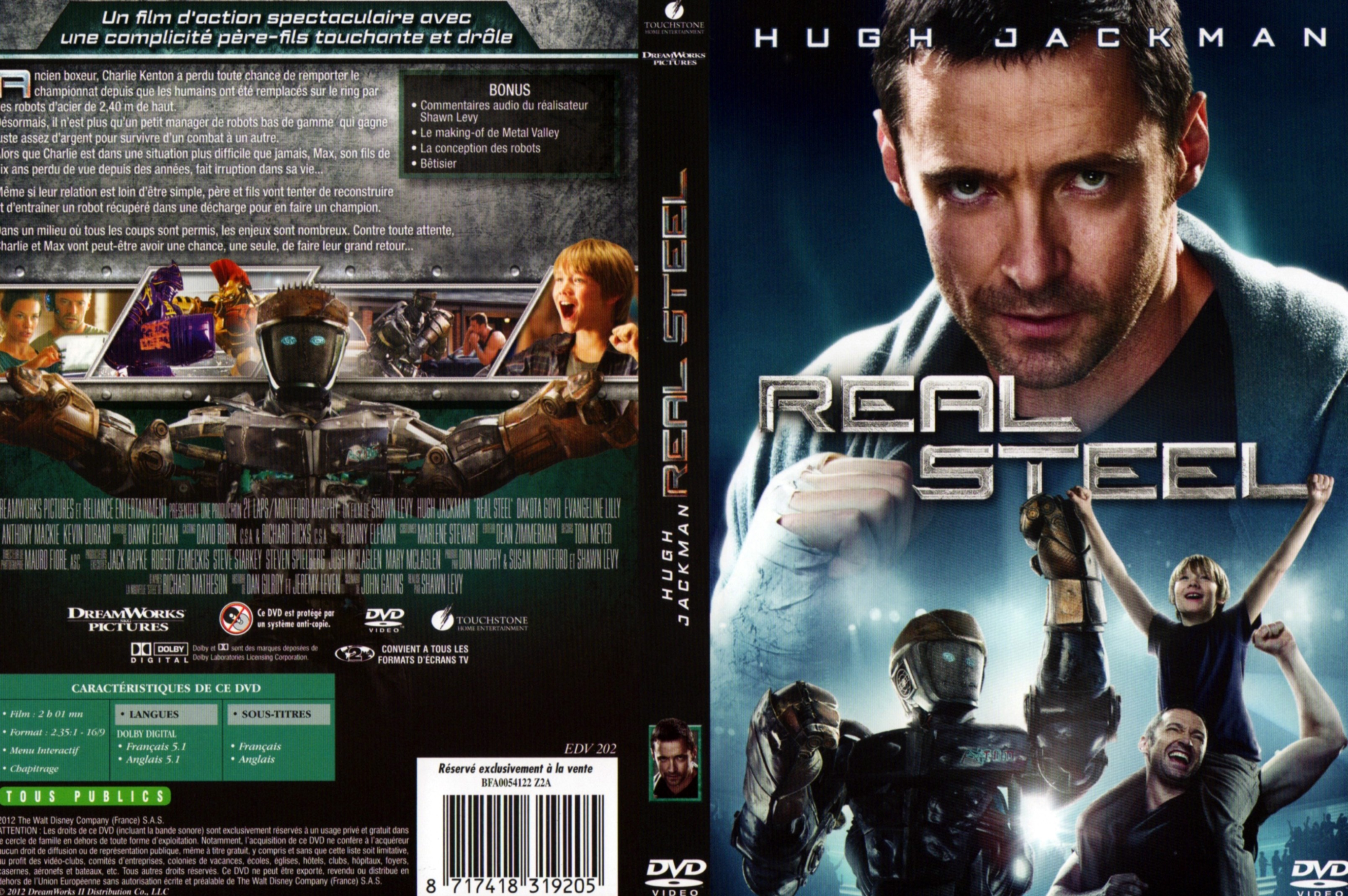 Jaquette DVD Real Steel