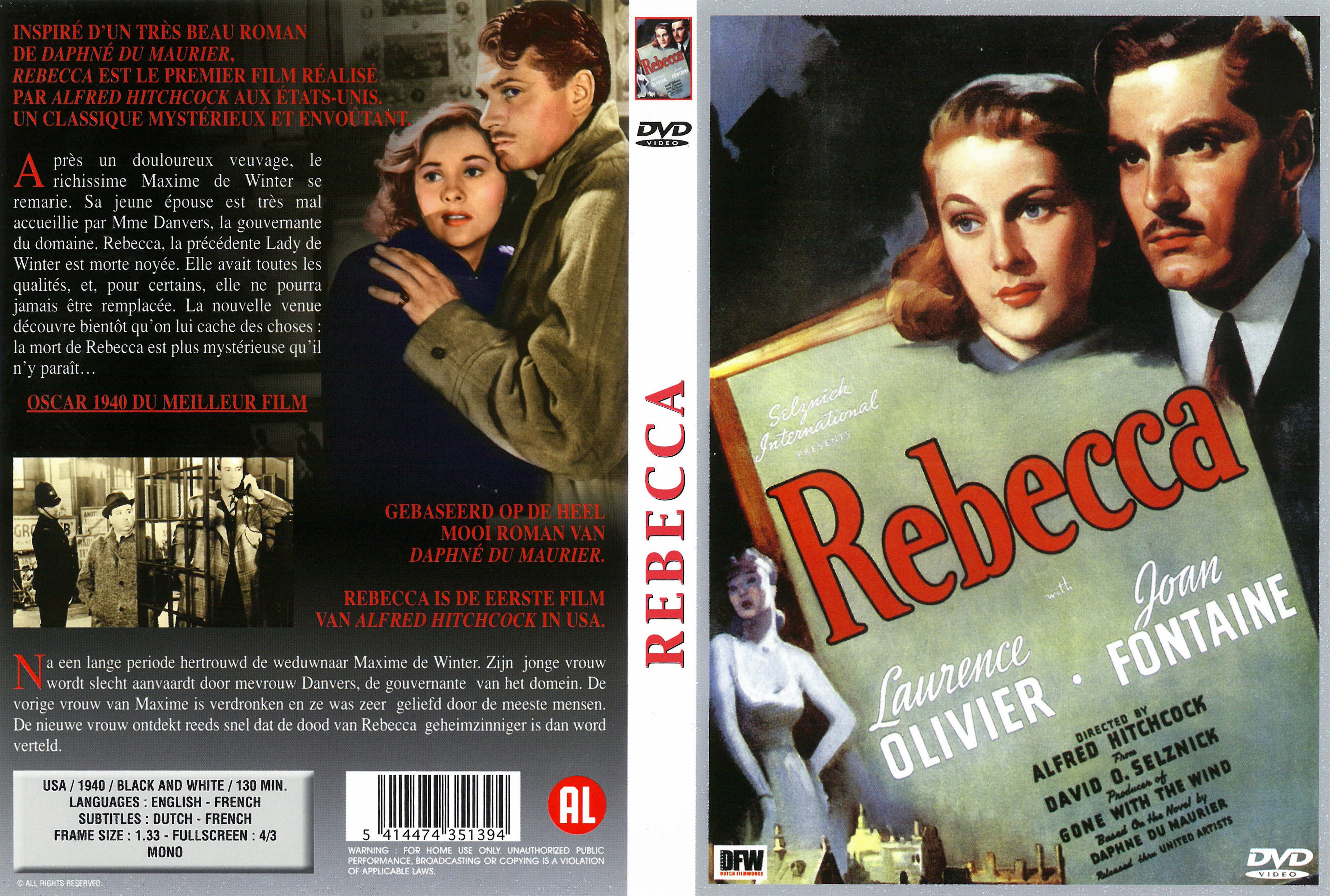 Jaquette DVD Rebecca v5