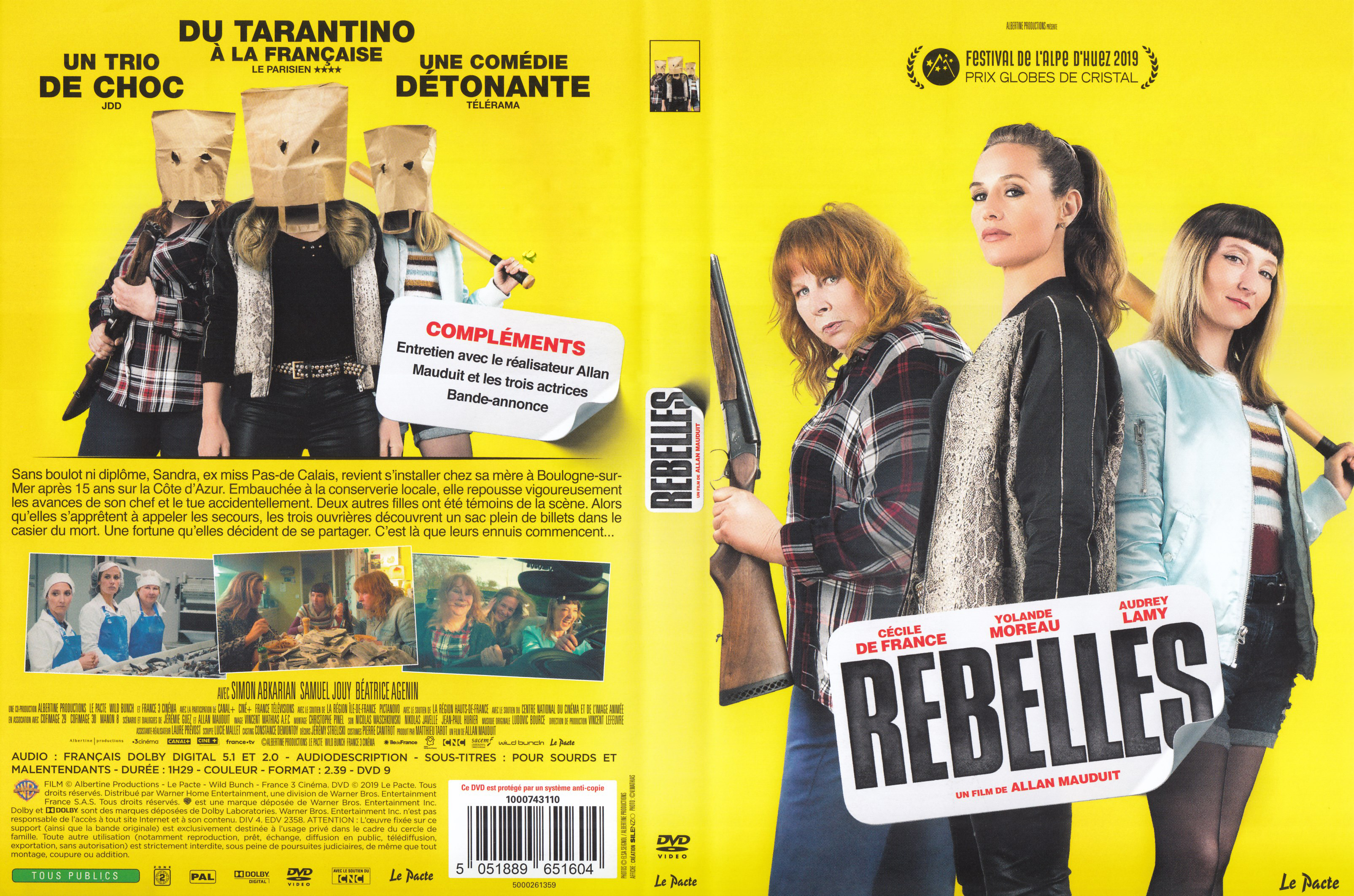 Jaquette DVD Rebelles (2019)