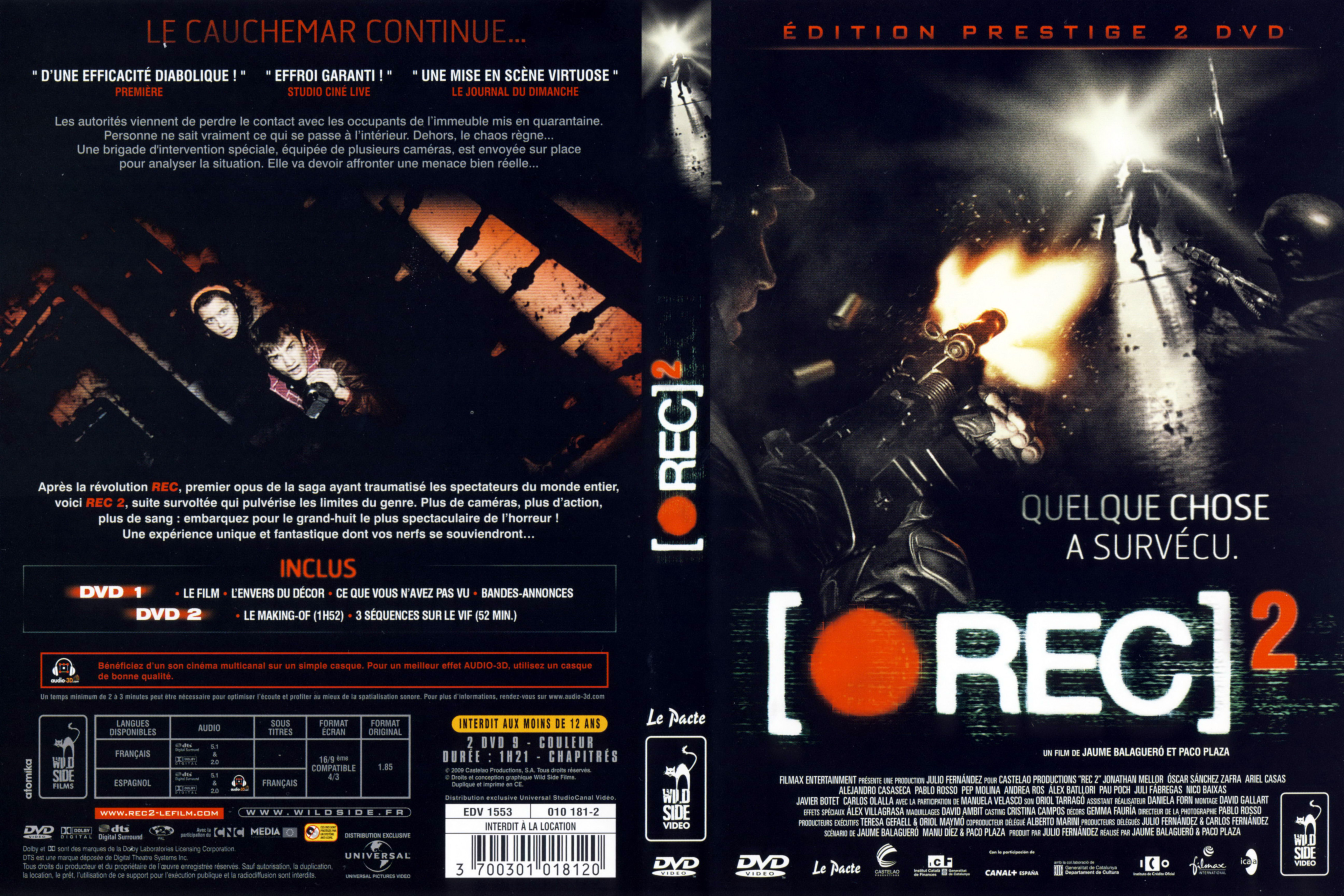 Jaquette DVD Rec 2