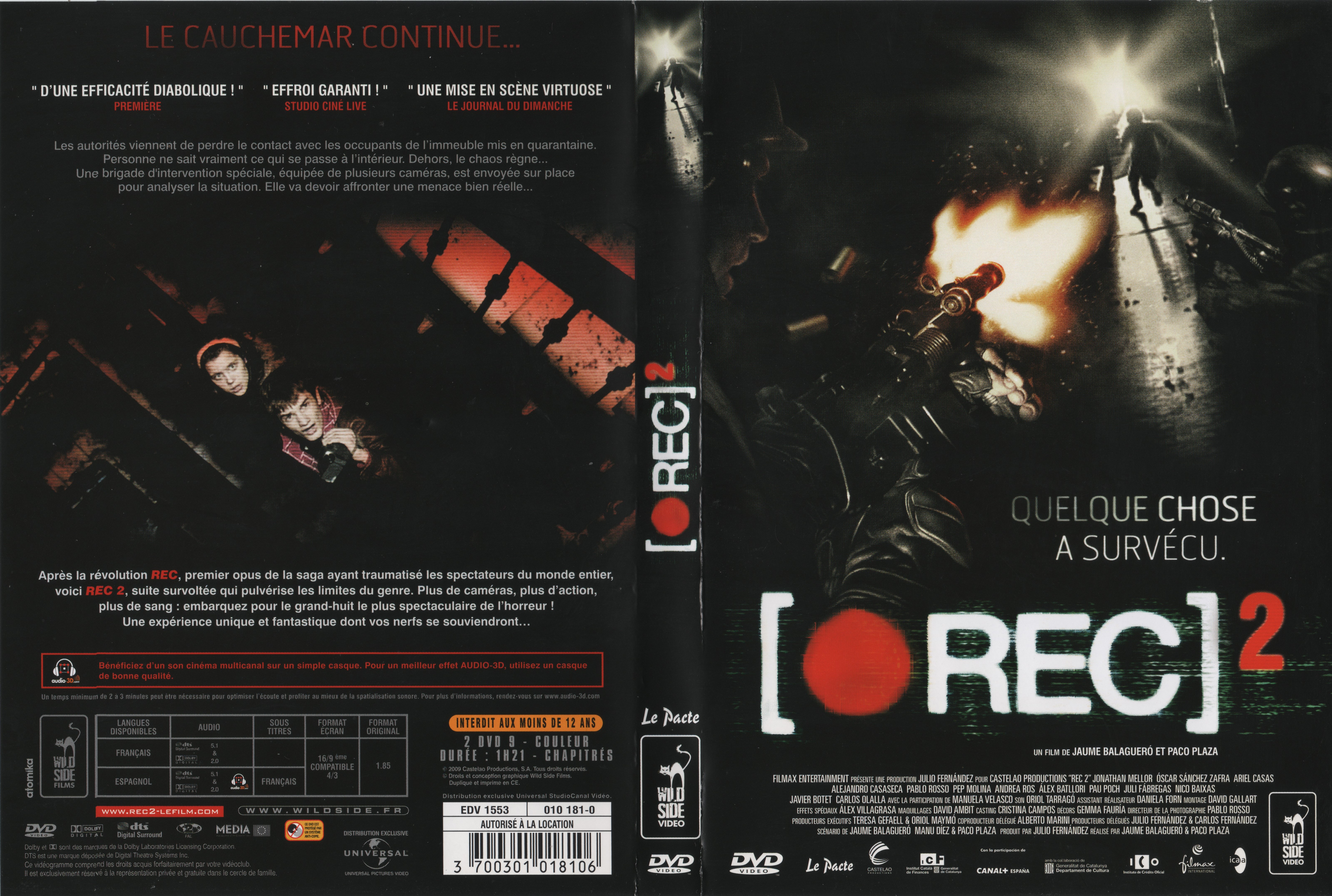 Jaquette DVD Rec 2 v2